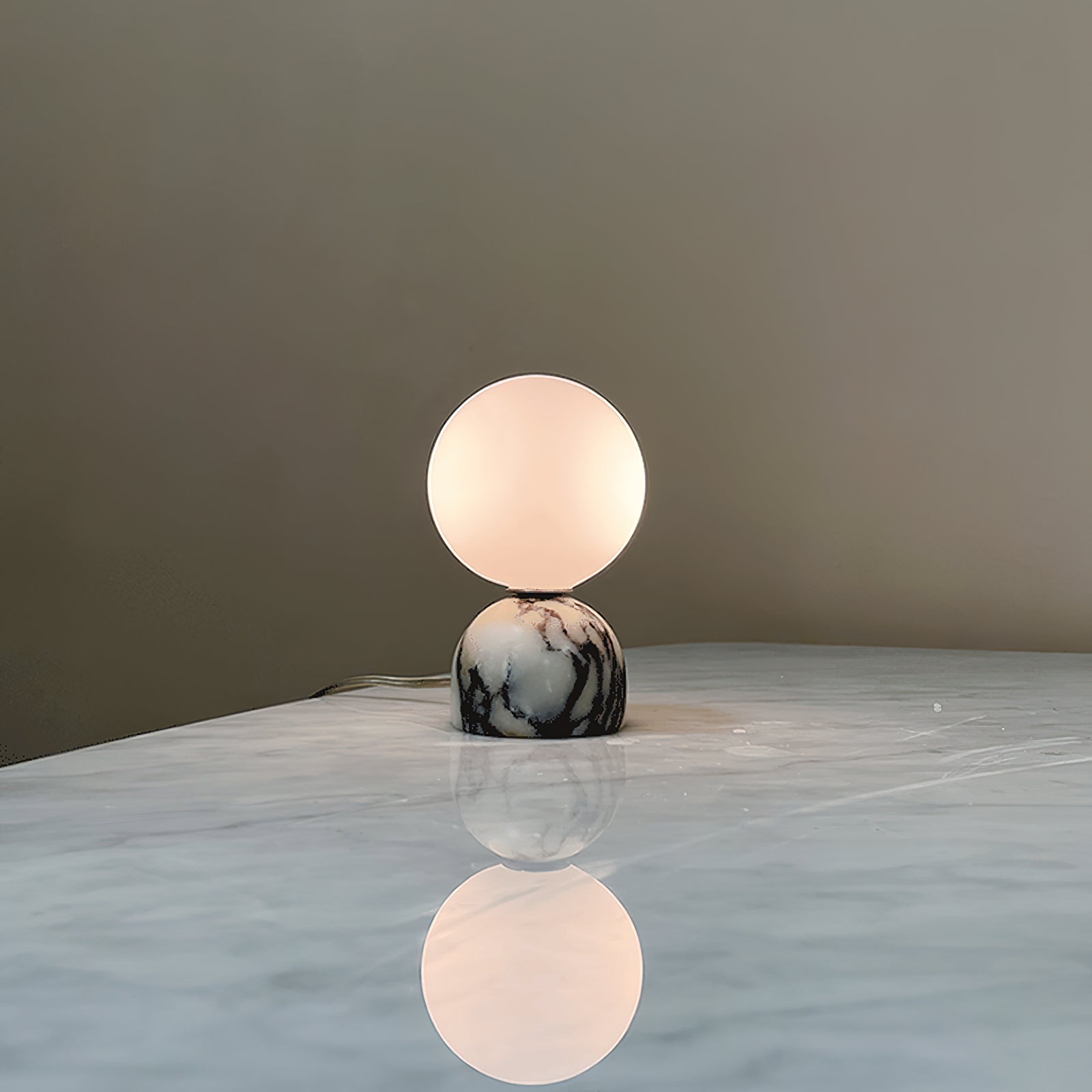 Aalia Marble Modern Minimalist Table Lamp - Letslighting