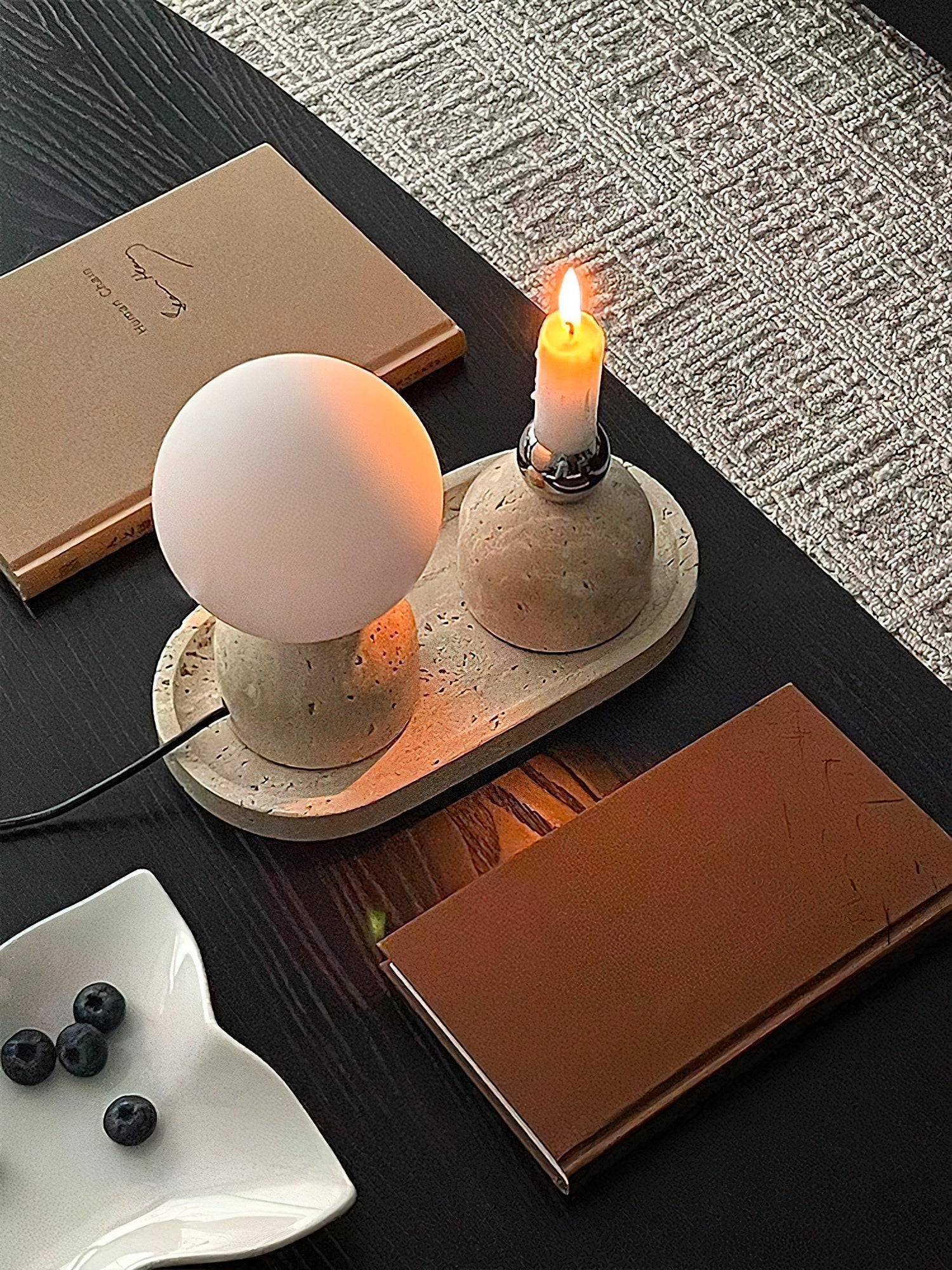 Aalia Marble Modern Minimalist Table Lamp - Letslighting