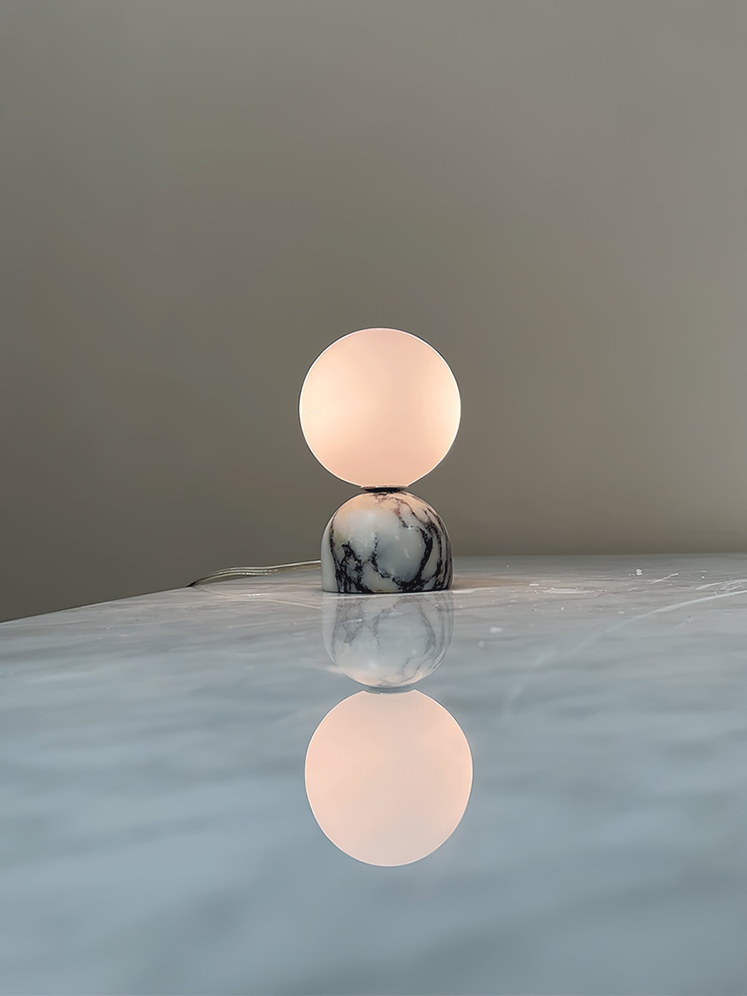 Aalia Marble Modern Minimalist Table Lamp - Letslighting