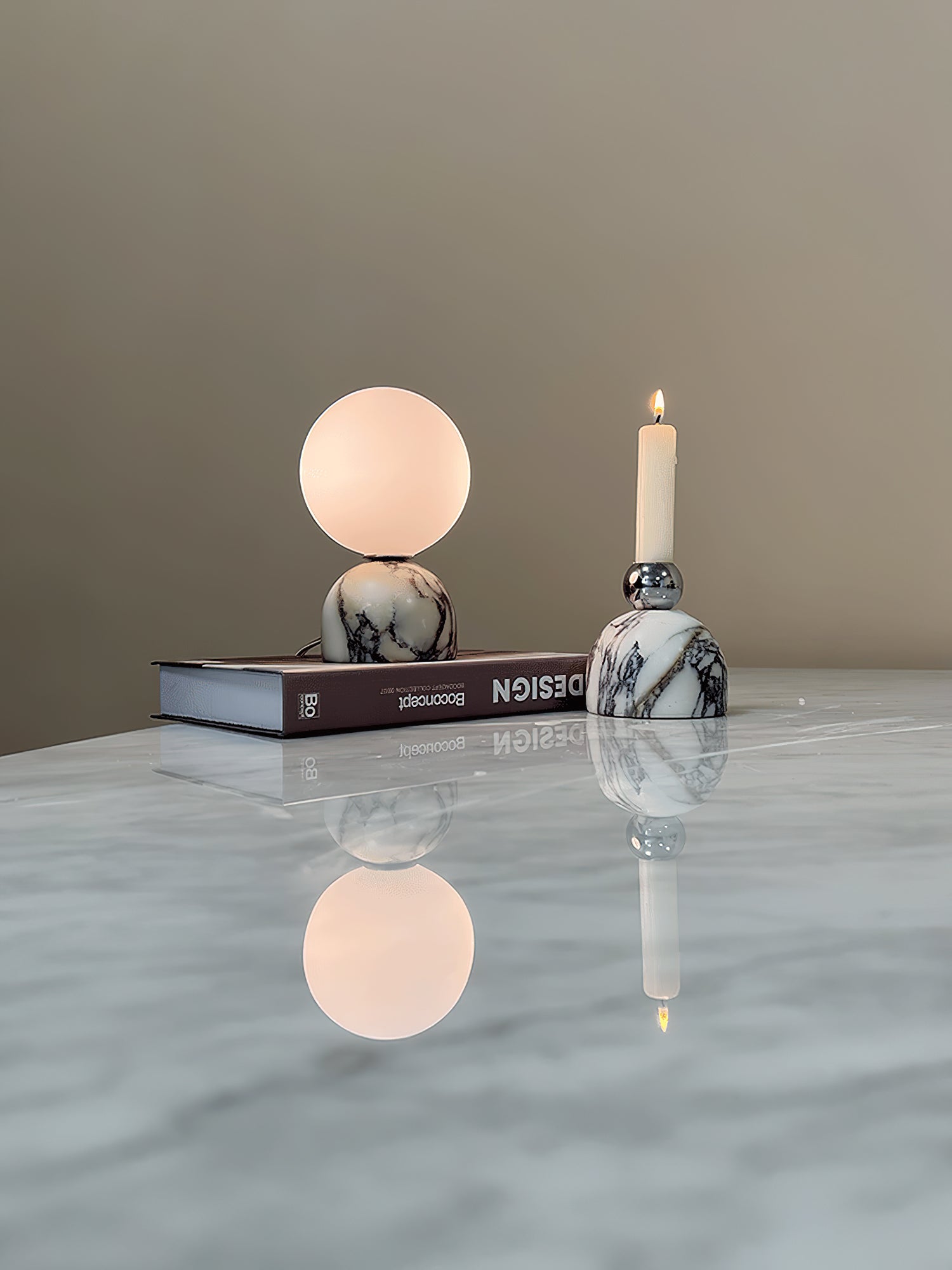 Aalia Marble Modern Minimalist Table Lamp - Letslighting