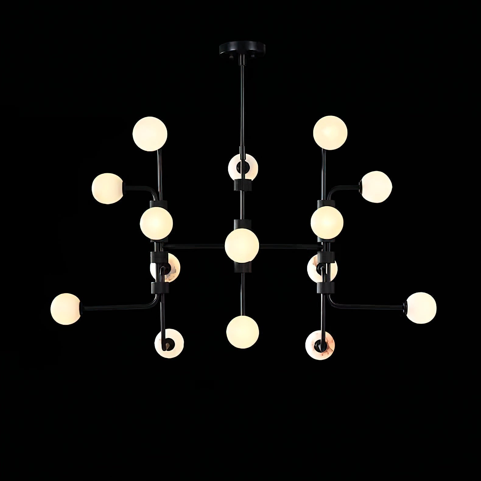 Aballs Elegance Unique Glass Chandelier - Letslighting