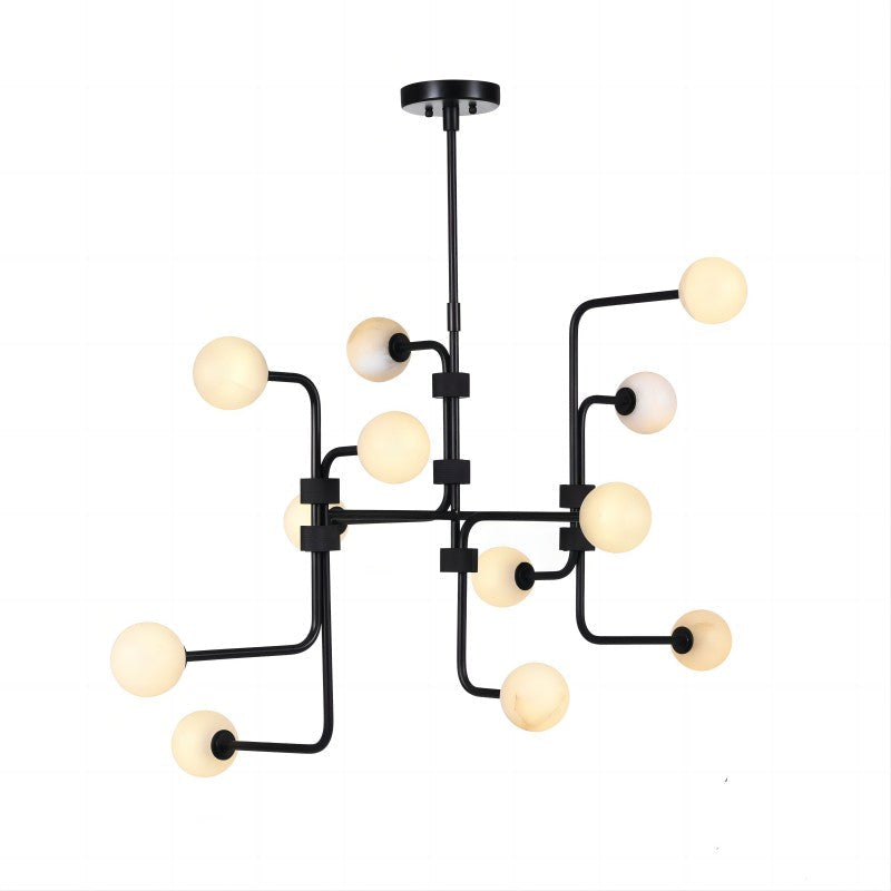 Aballs Elegance Unique Glass Chandelier - Letslighting