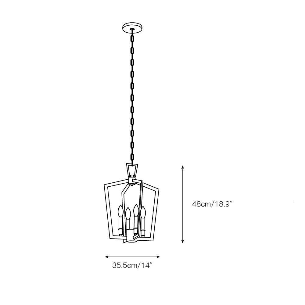 Abbotswell Traditional Modern Brass Chandelier - Letslighting