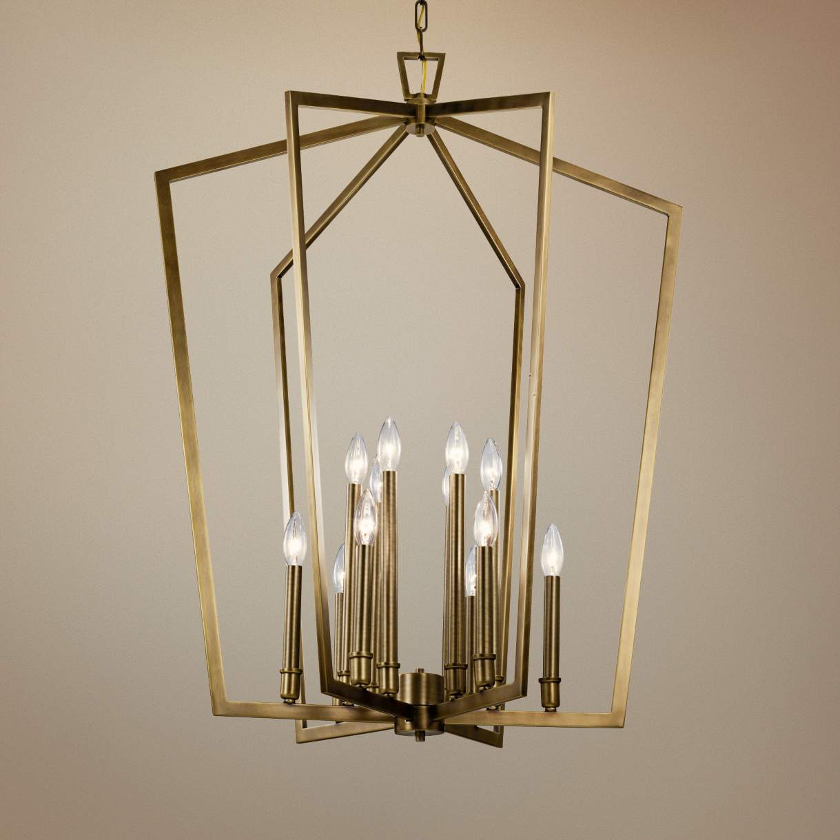 Abbotswell Traditional Modern Brass Chandelier - Letslighting