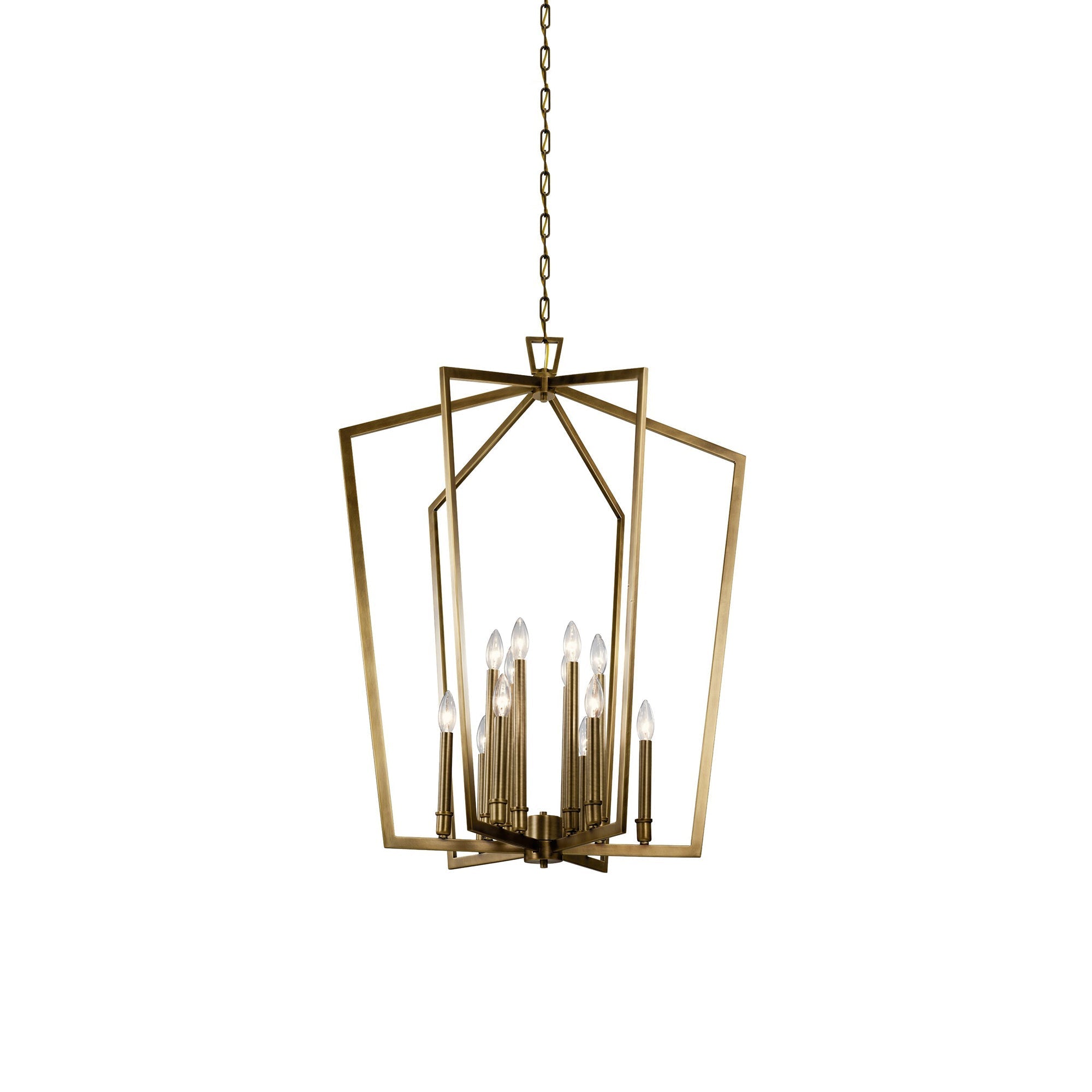 Abbotswell Traditional Modern Brass Chandelier - Letslighting