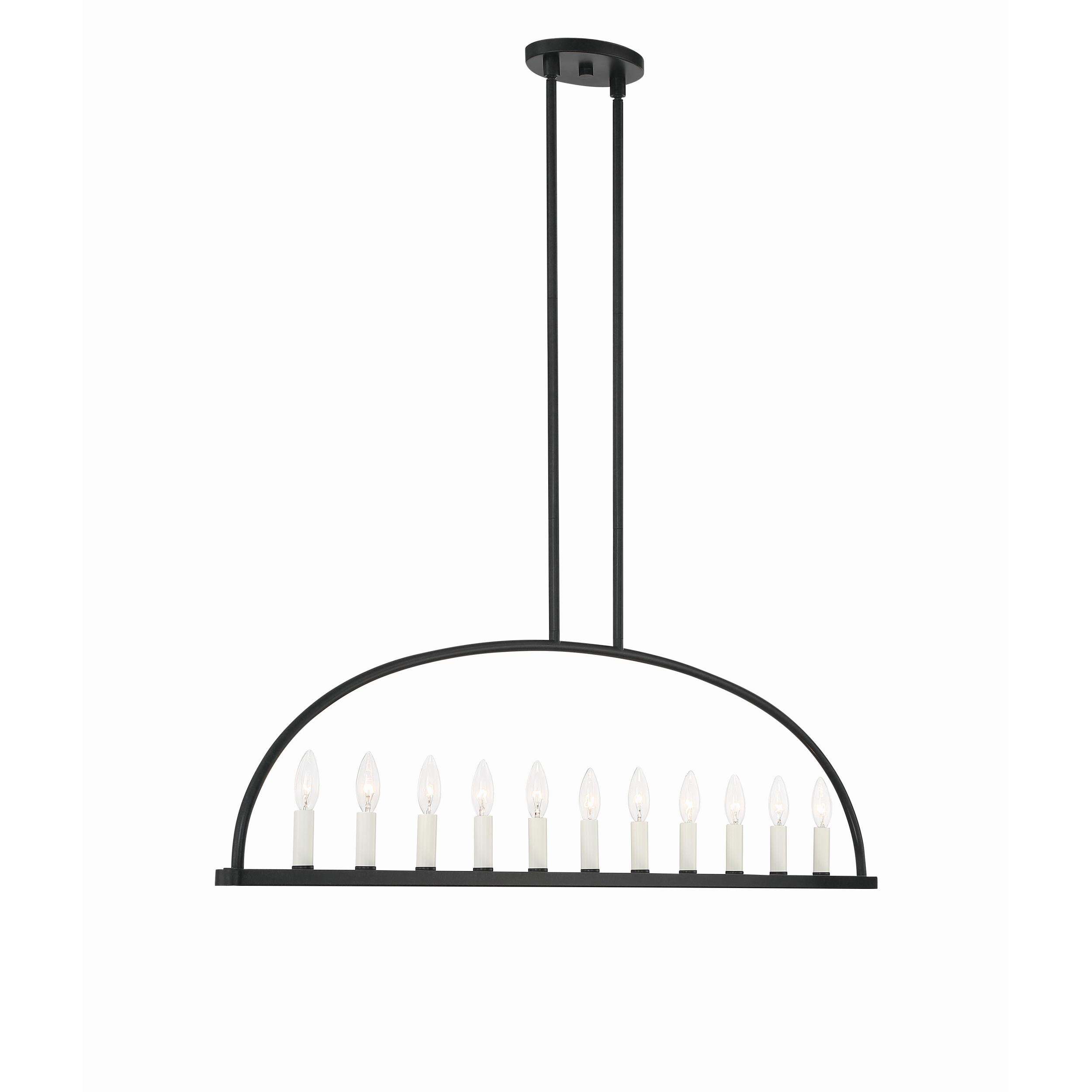 Abbott Linear Minimalist Metal Chandelier - Letslighting