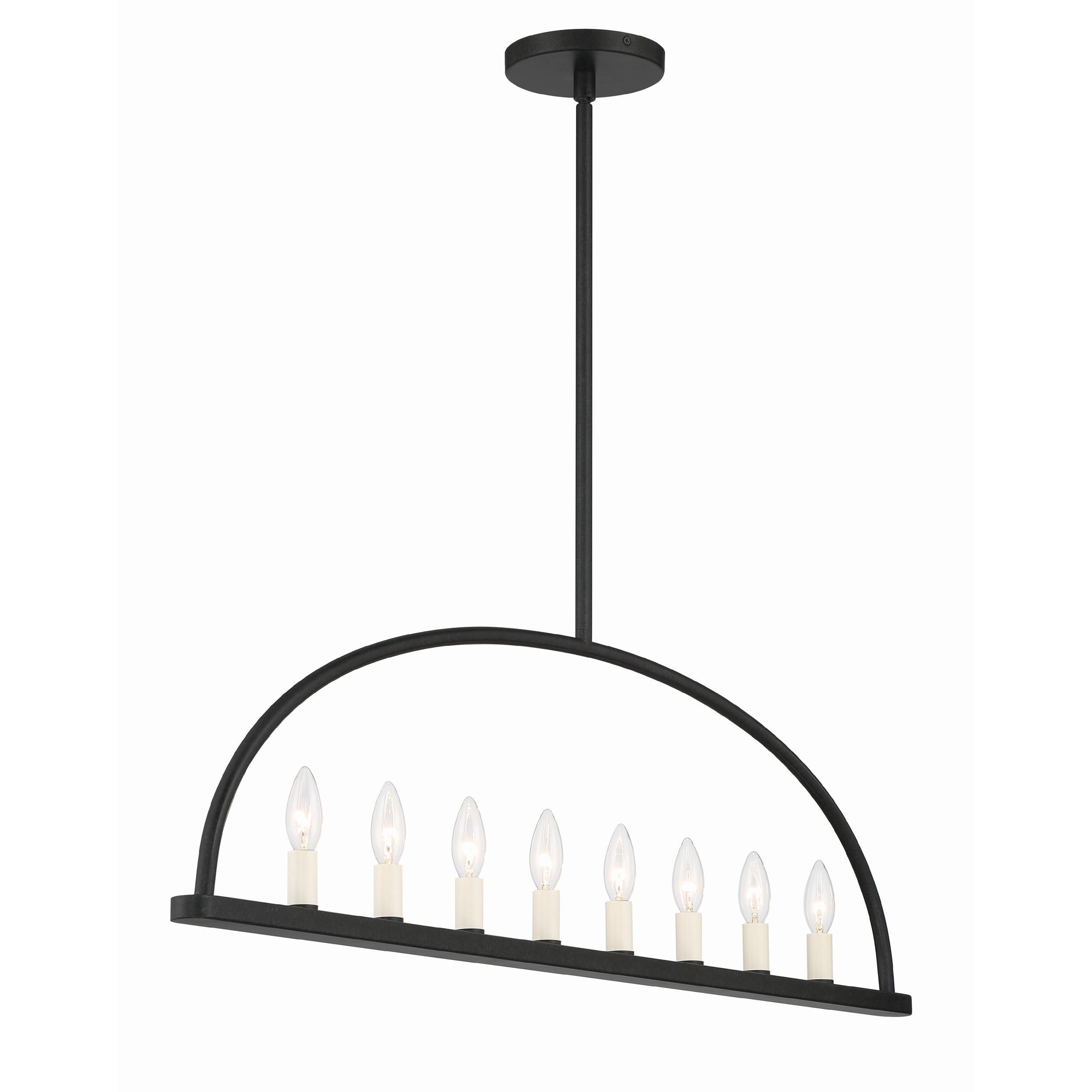 Abbott Linear Minimalist Metal Chandelier - Letslighting
