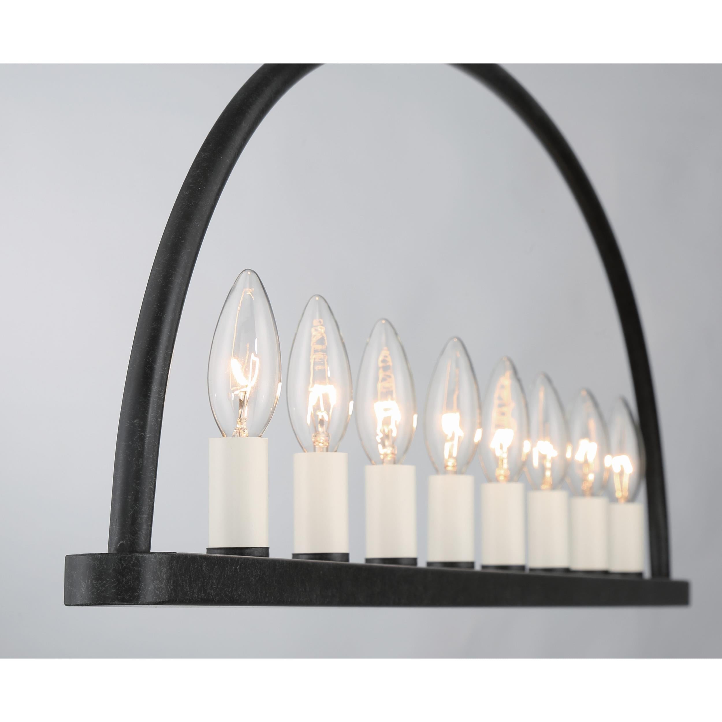 Abbott Linear Minimalist Metal Chandelier - Letslighting