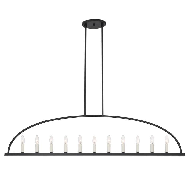 Abbott Linear Minimalist Metal Chandelier - Letslighting