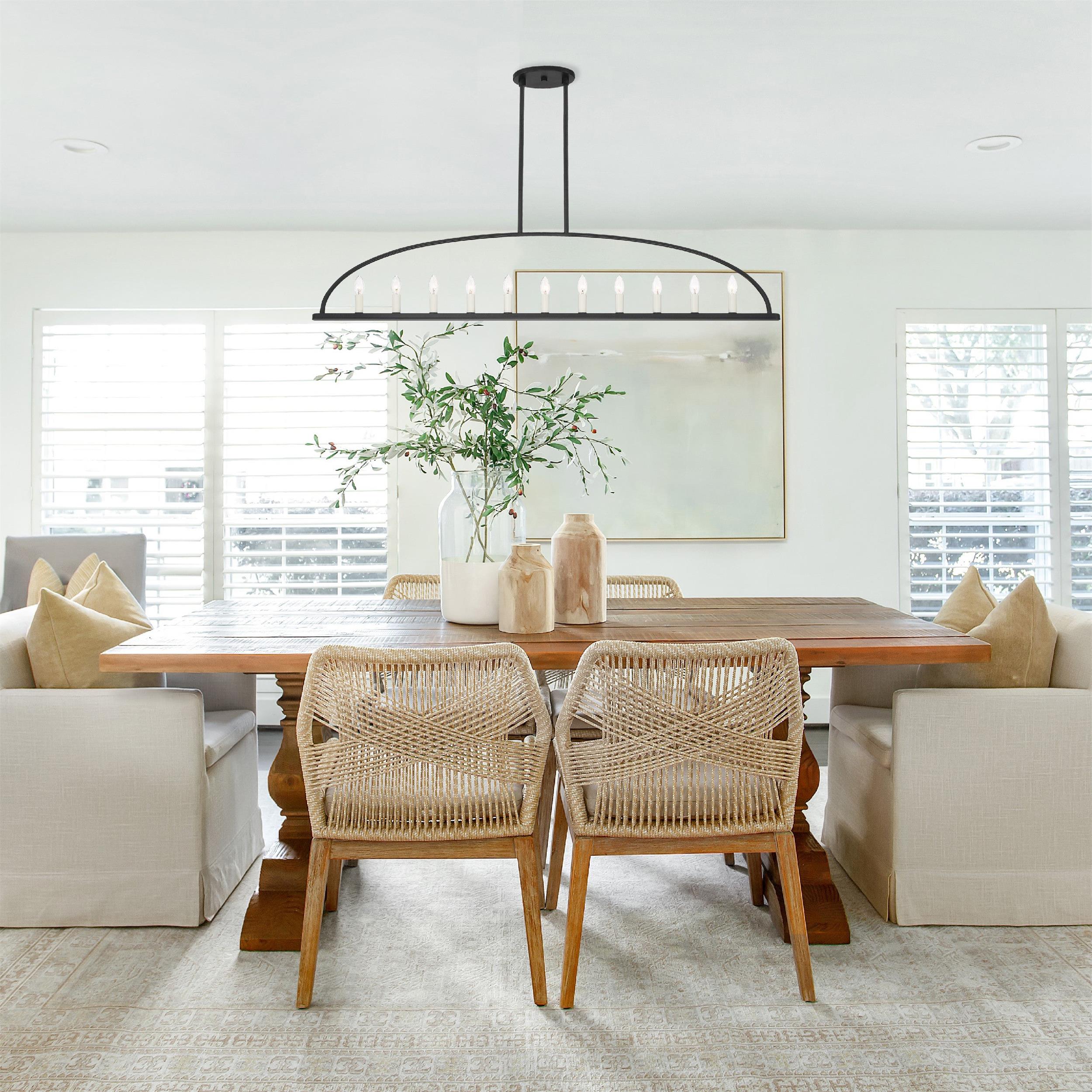 Abbott Linear Minimalist Metal Chandelier - Letslighting