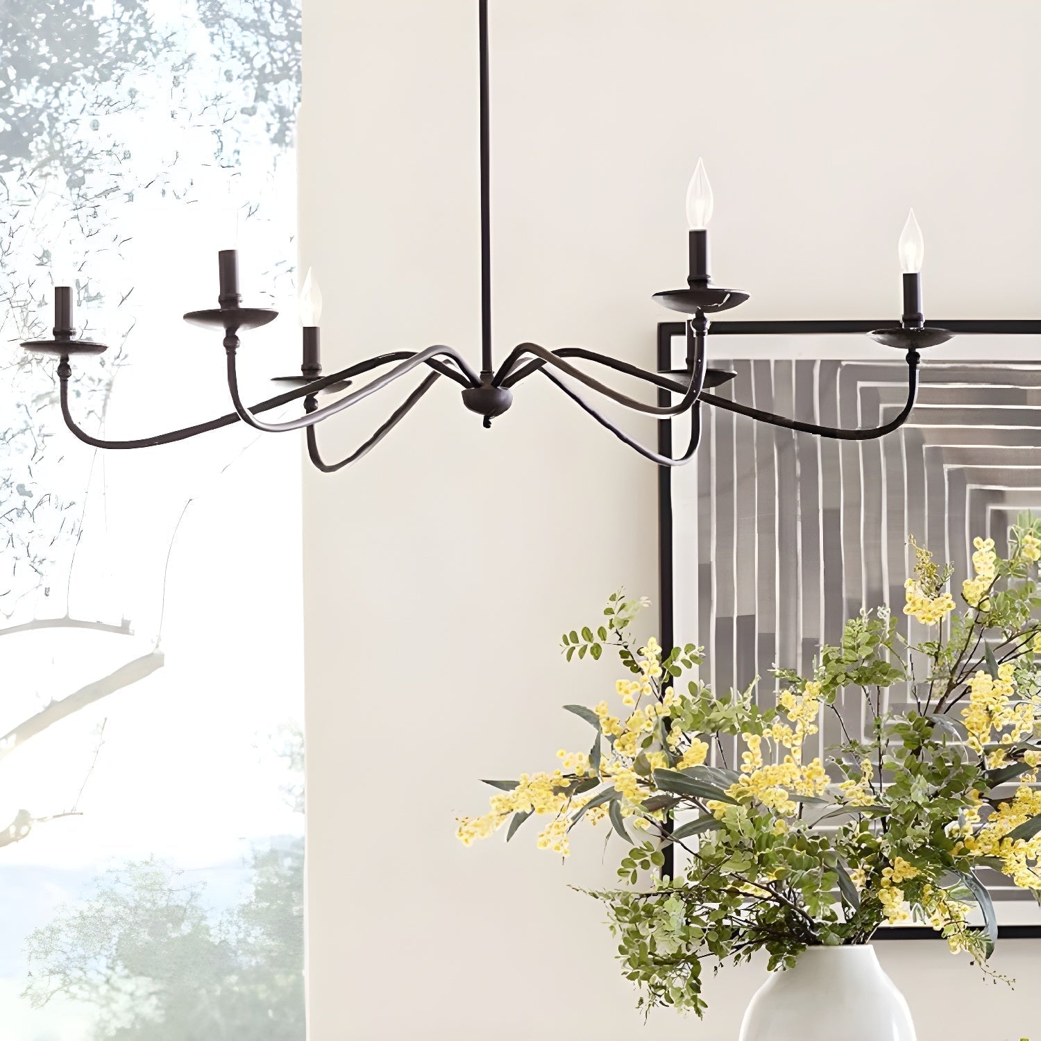 Alshaarae Vintage Industrial Brass Metal Chandelier - Letslighting