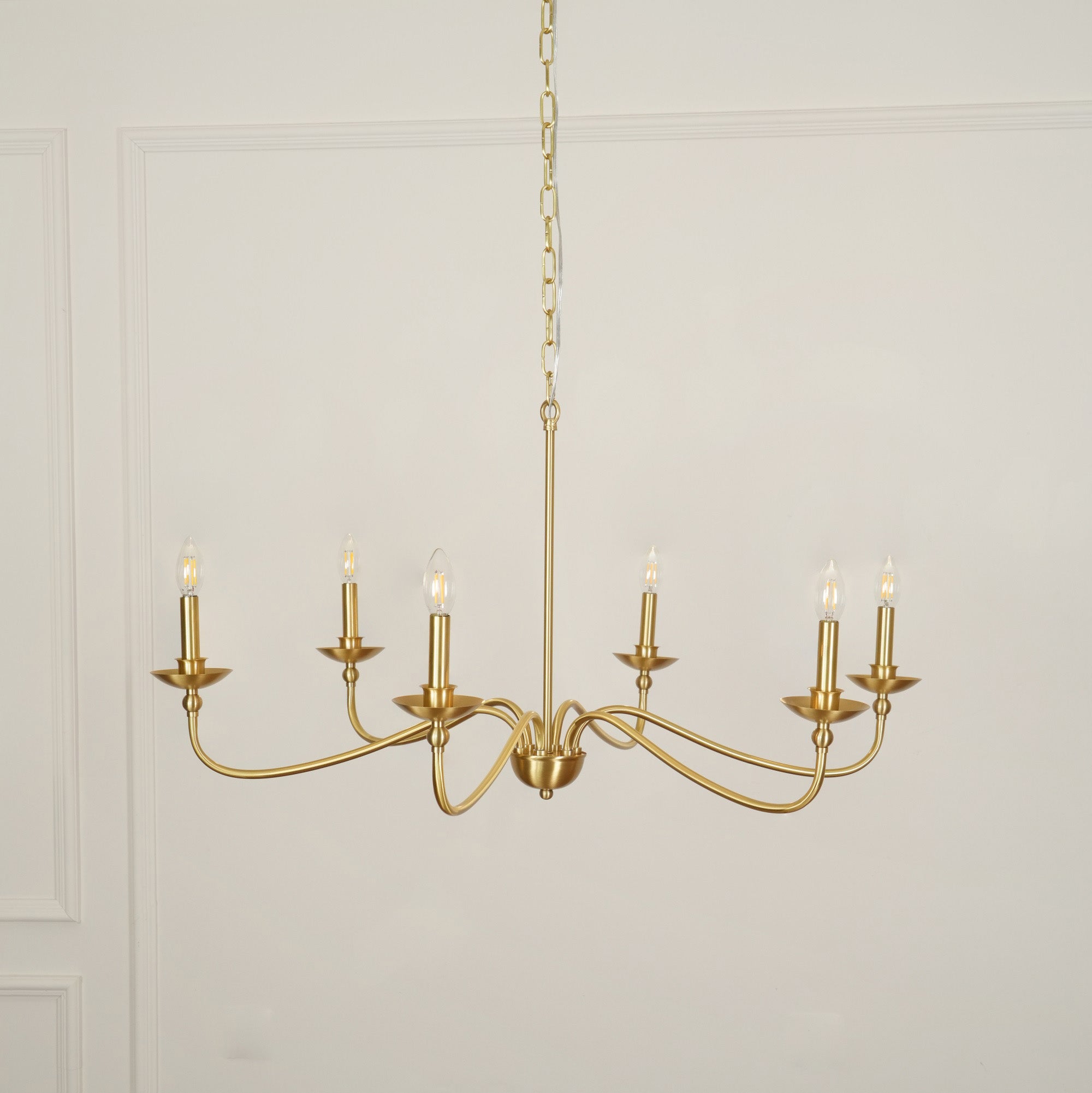 Alshaarae Vintage Industrie Messing Kronleuchter-Letslighting