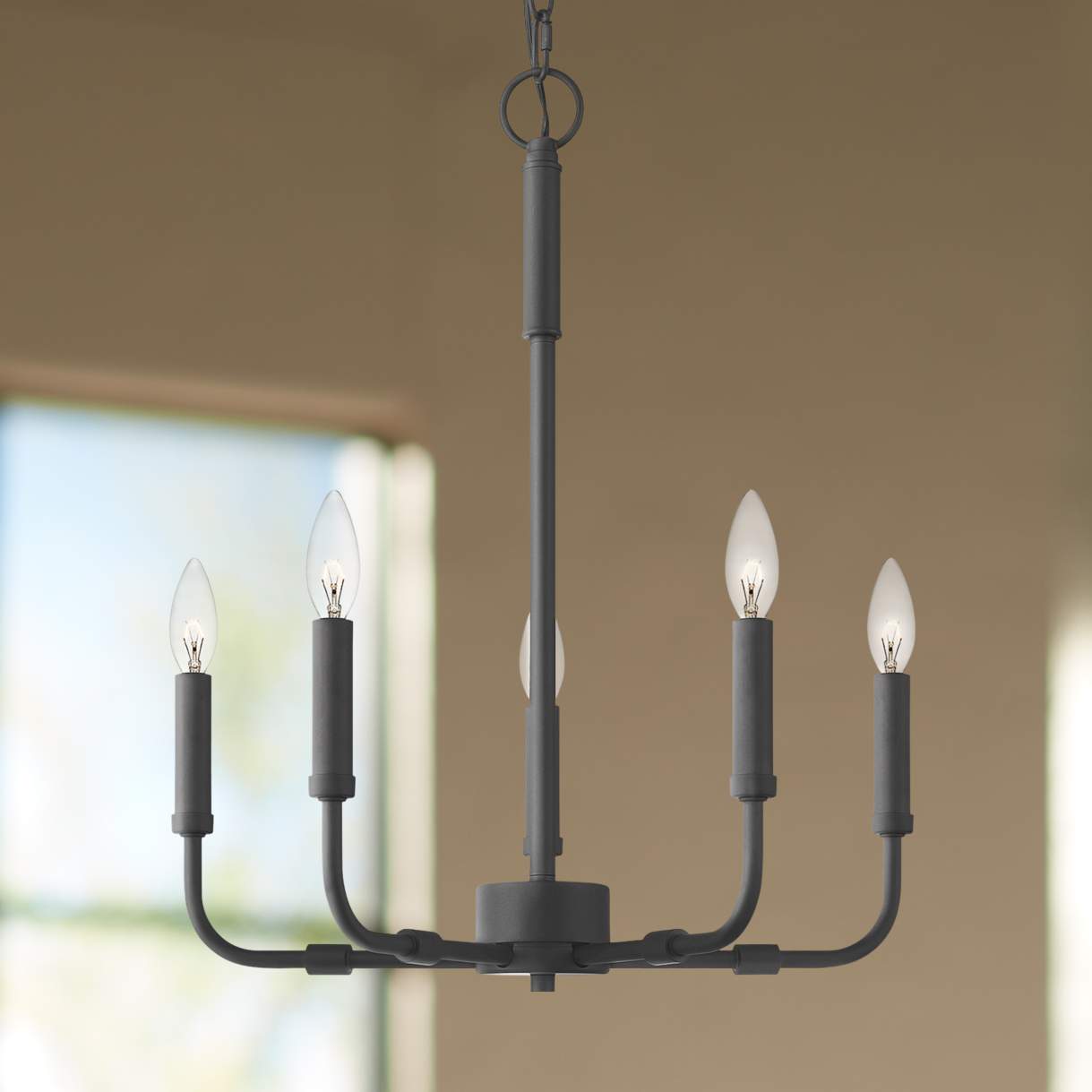 Abner Industrial Modern Brass Chandelier - Letslighting