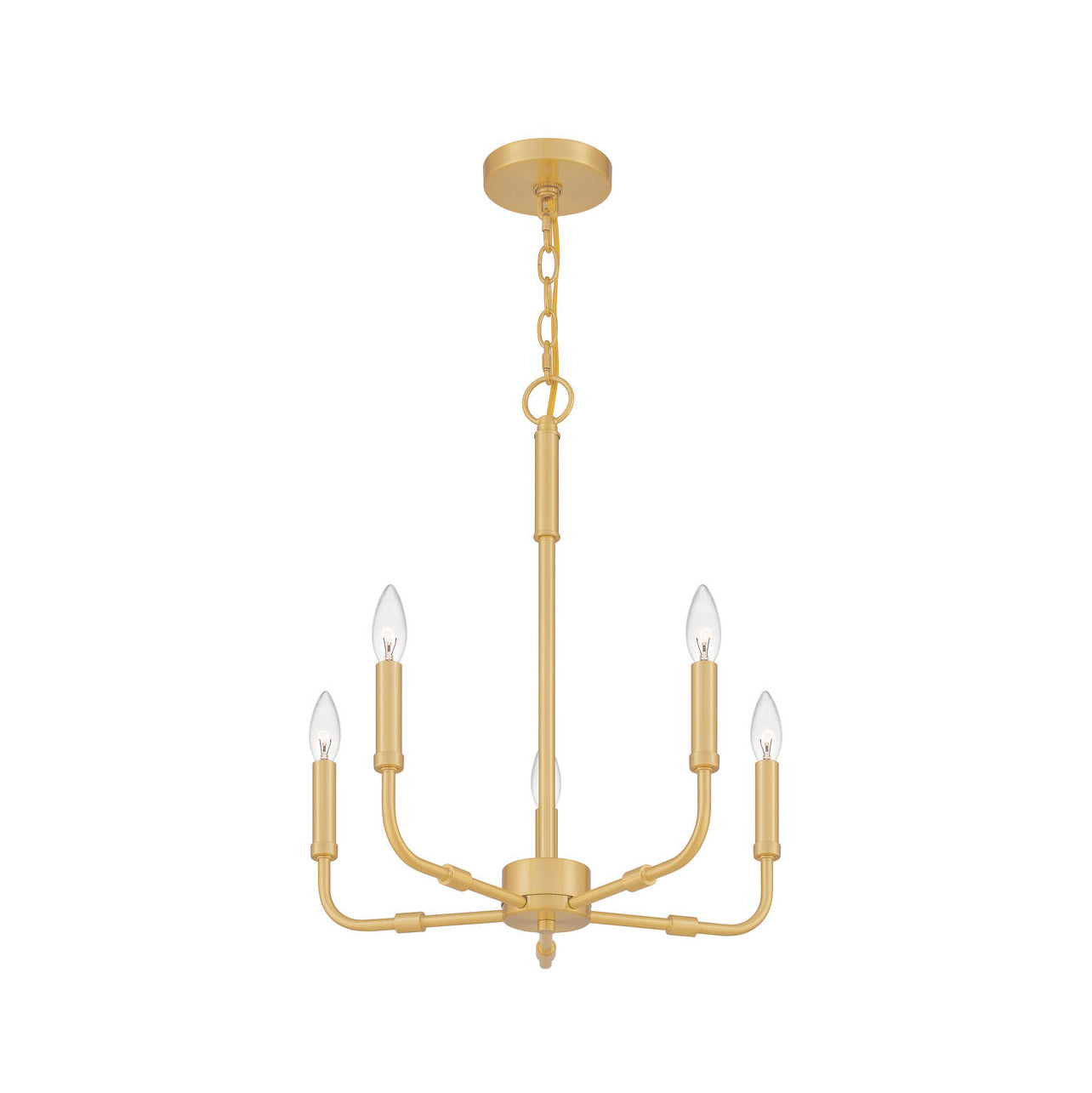 Abner Industrial Modern Brass Chandelier - Letslighting