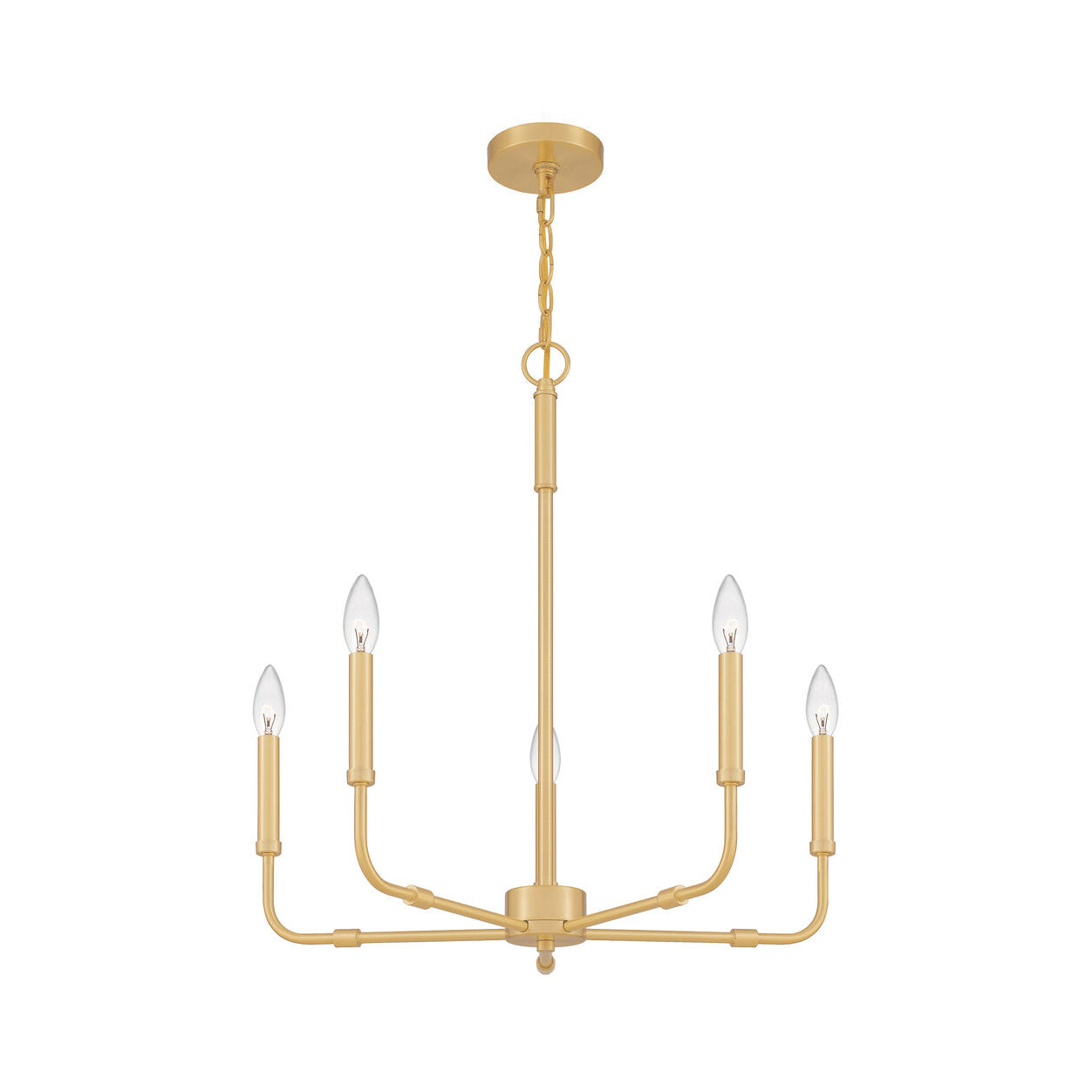 Abner Industrial Modern Brass Chandelier - Letslighting