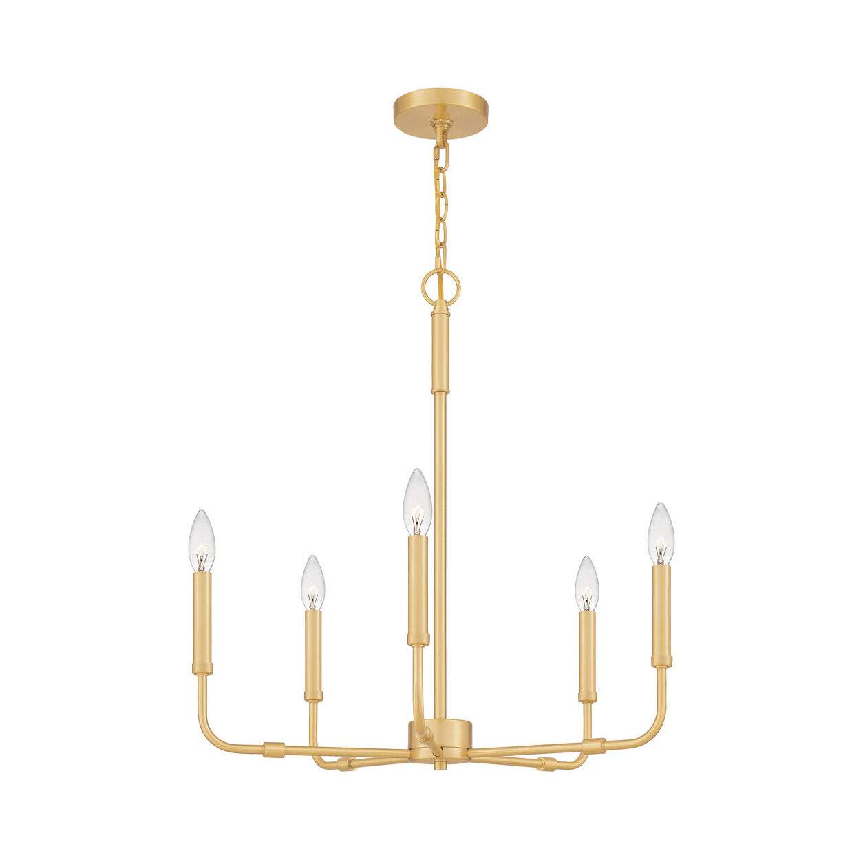 Abner Industrial Modern Brass Chandelier - Letslighting
