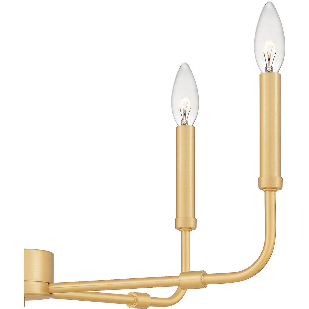 Abner Industrial Modern Brass Chandelier - Letslighting