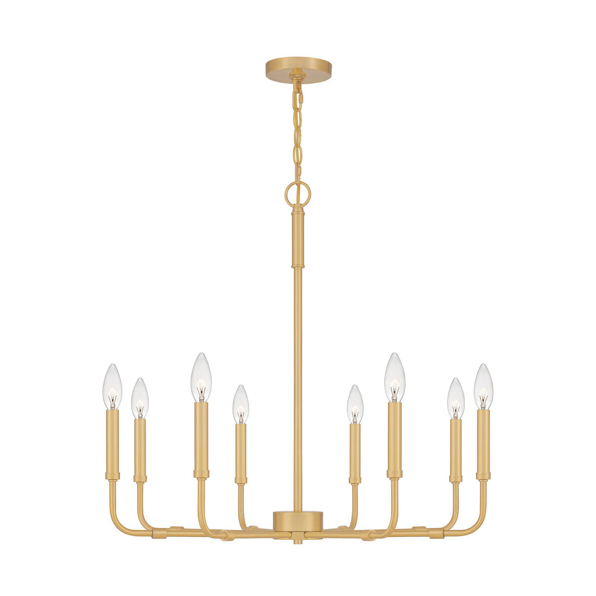 Abner Industrial Modern Brass Chandelier - Letslighting
