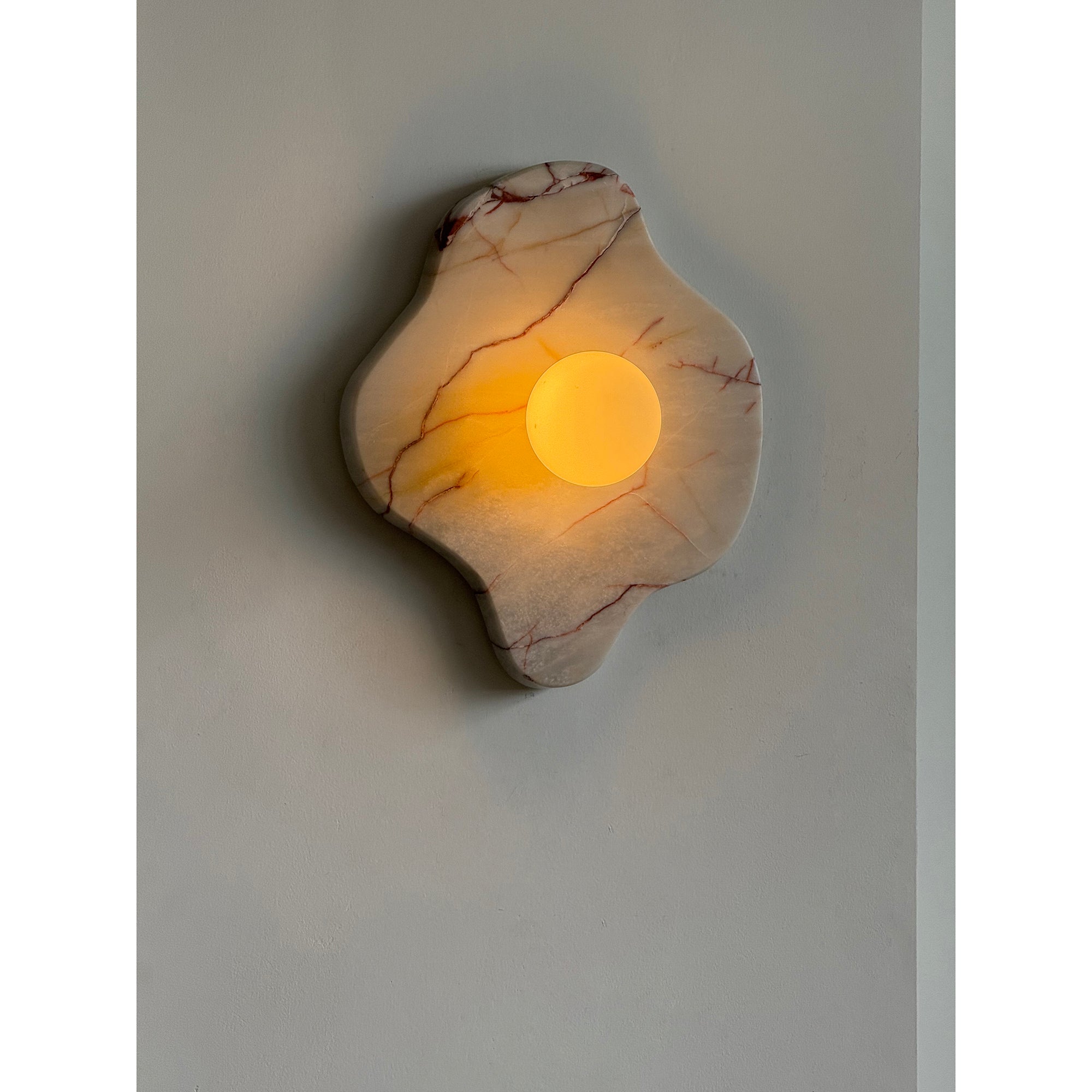 Abnormal Modern Minimalist Marble Glass Wall Lamp - Letslighting