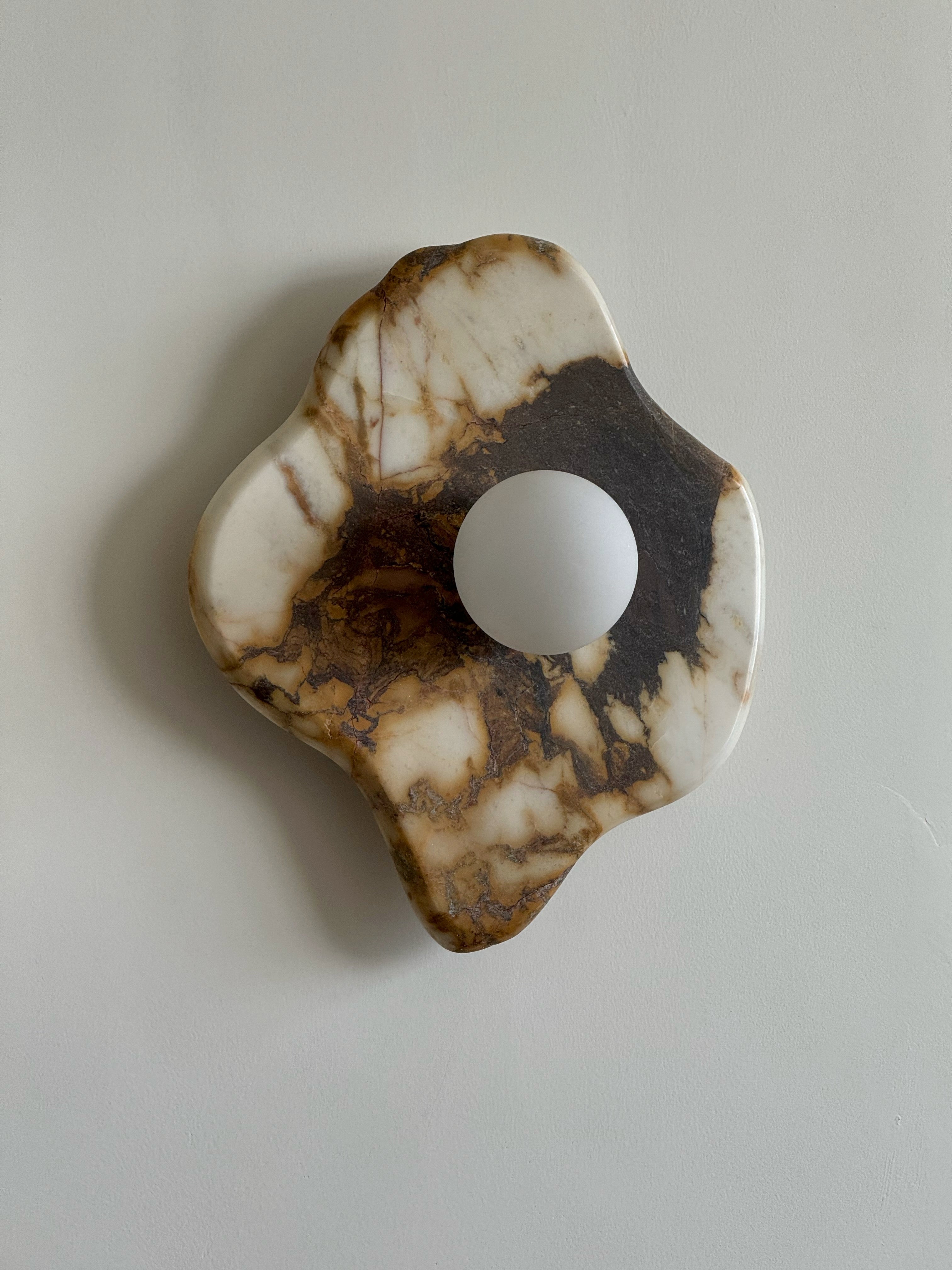 Abnormal Modern Minimalist Marble Glass Wall Lamp - Letslighting