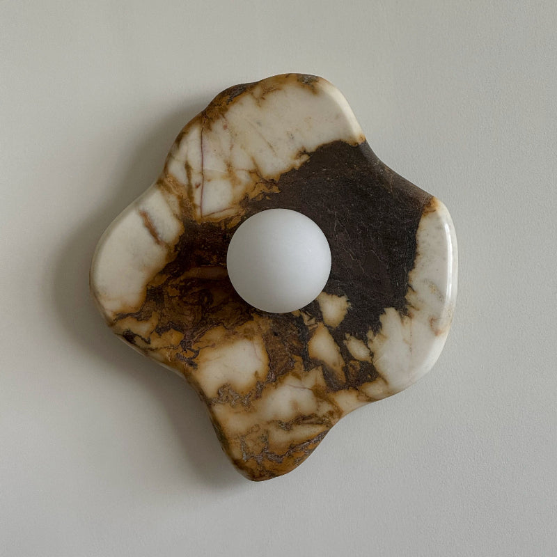 Abnormal Modern Minimalist Marble Glass Wall Lamp - Letslighting