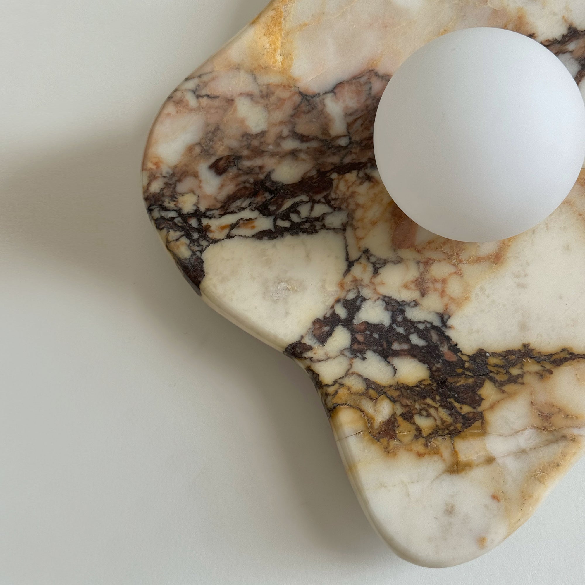 Abnormal Modern Minimalist Marble Glass Wall Lamp - Letslighting