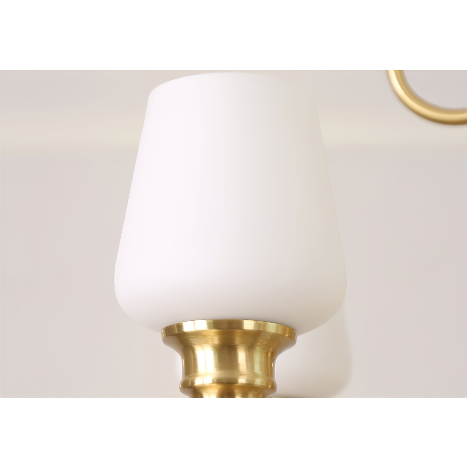 Abrahamson Traditional Shaded Tiered Brass Glass Chandelier - Letslighting