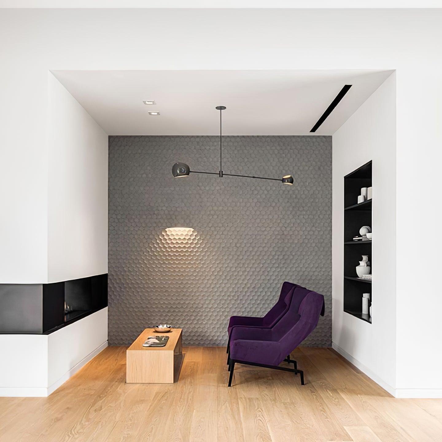 Lustra Kronleuchter Schwarz Glas Acaba Elegant-Letslighting