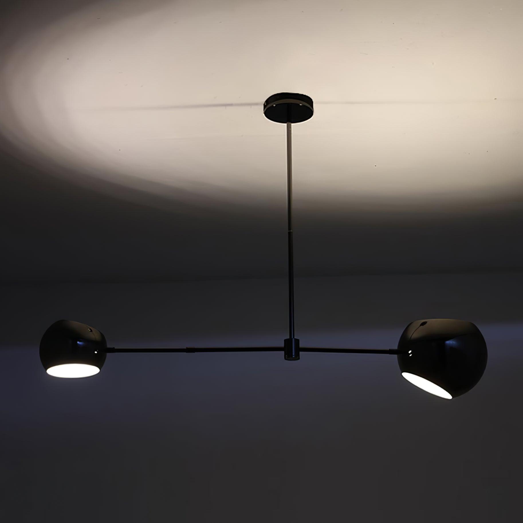 Lustra Kronleuchter Schwarz Glas Acaba Elegant-Letslighting