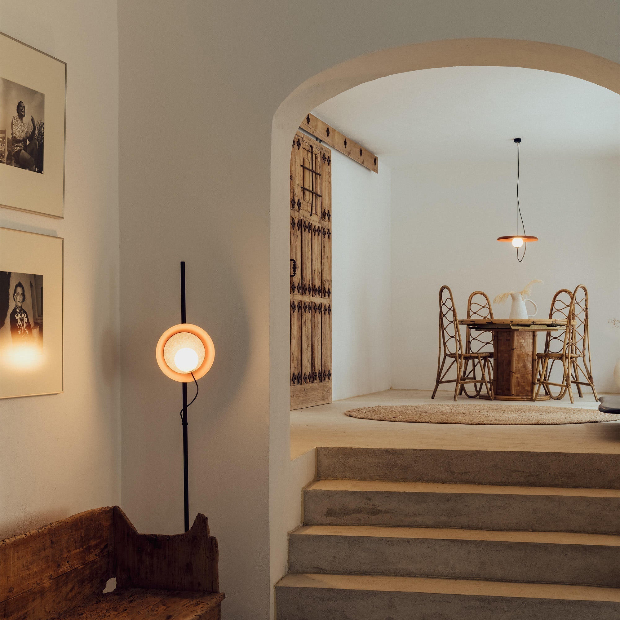 Acoustic Modern Disc Glass Pendant Lamp - Letslighting