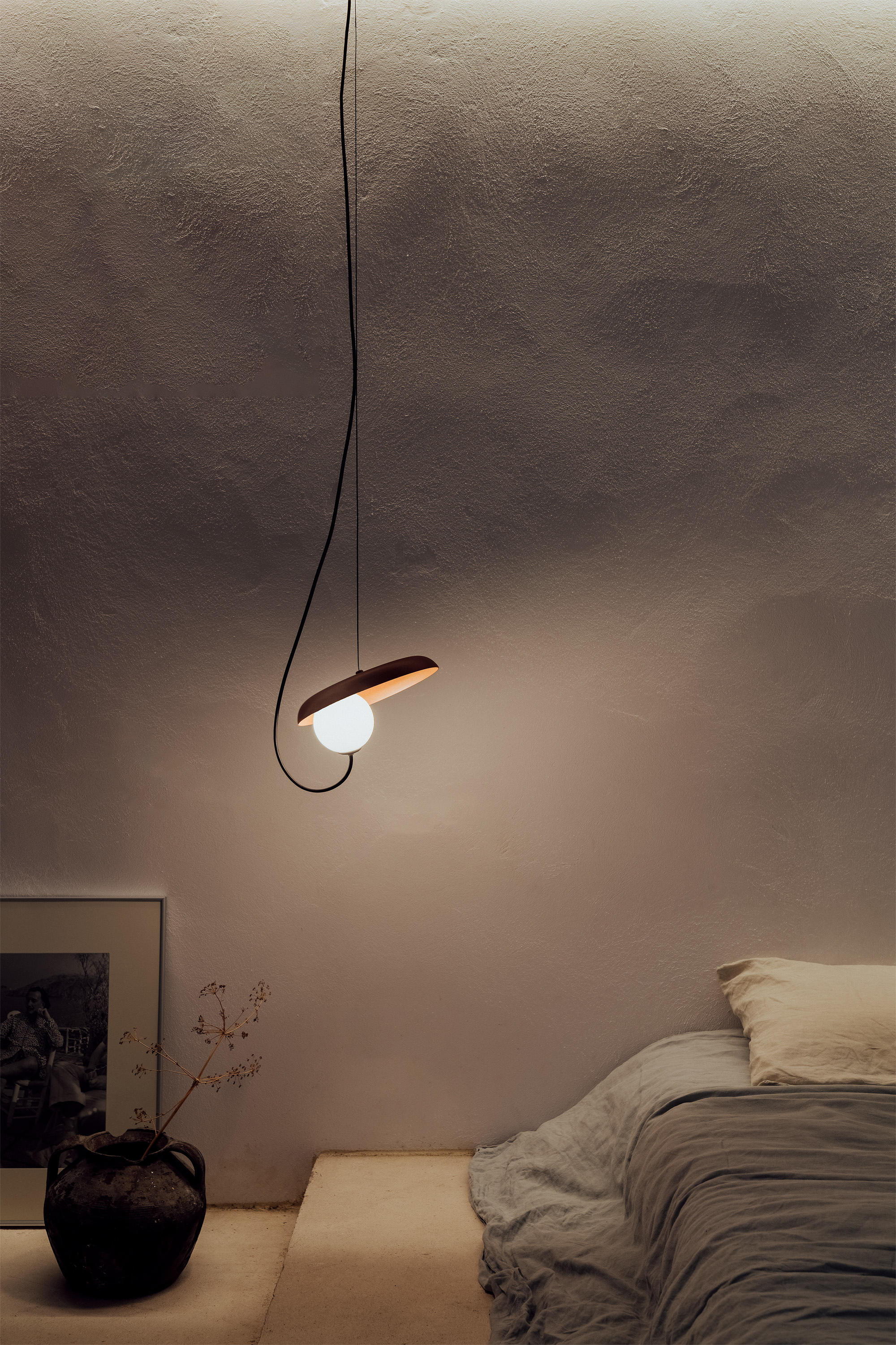 Acoustic Modern Disc Glass Pendant Lamp - Letslighting