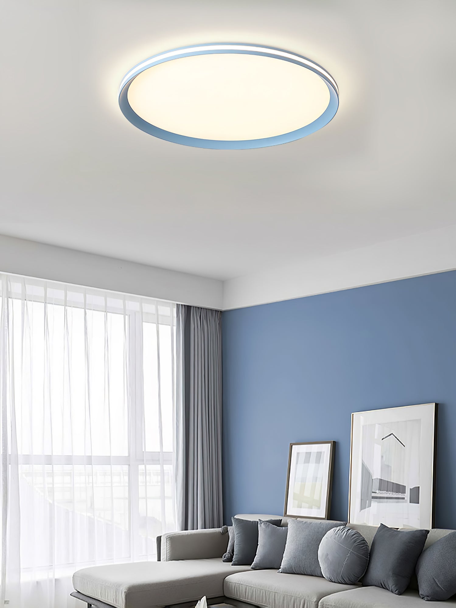 Avtheira Modern Minimalistisch Rund LED Deckenleuchte-Letslighting