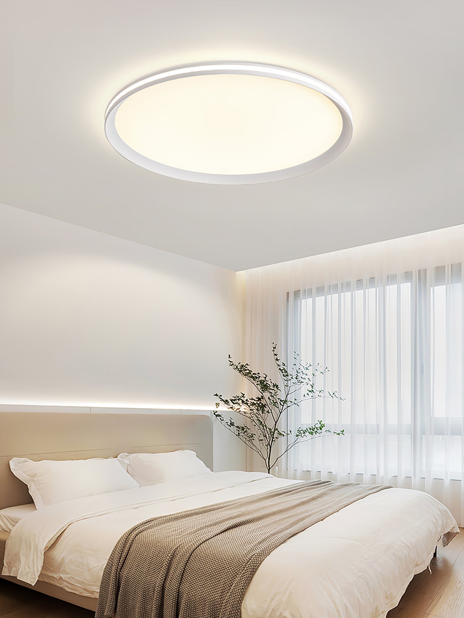 Avtheira Modern Minimalistisch Rund LED Deckenleuchte-Letslighting