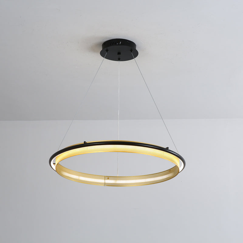 Erveliel Modern Minimalistisch LED Rund Kronleuchter-Letslighting