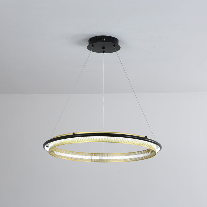 Erveliel Modern Minimalistisch LED Rund Kronleuchter-Letslighting