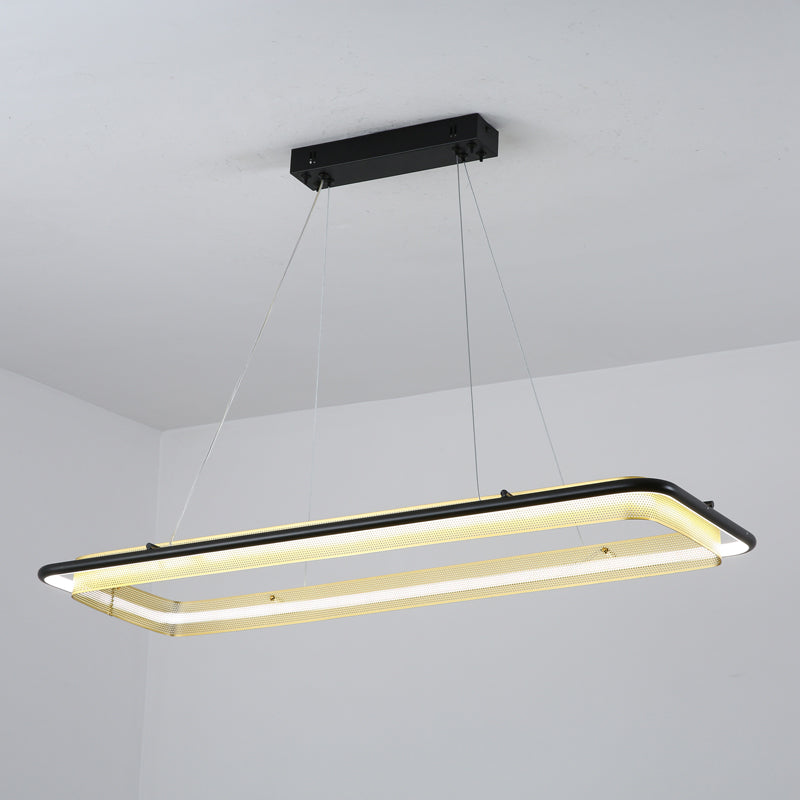 Erveliel Modern Minimalistisch LED Rund Kronleuchter-Letslighting