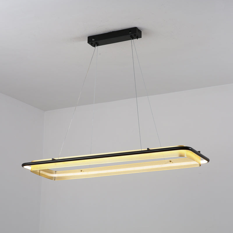 Erveliel Modern Minimalistisch LED Rund Kronleuchter-Letslighting