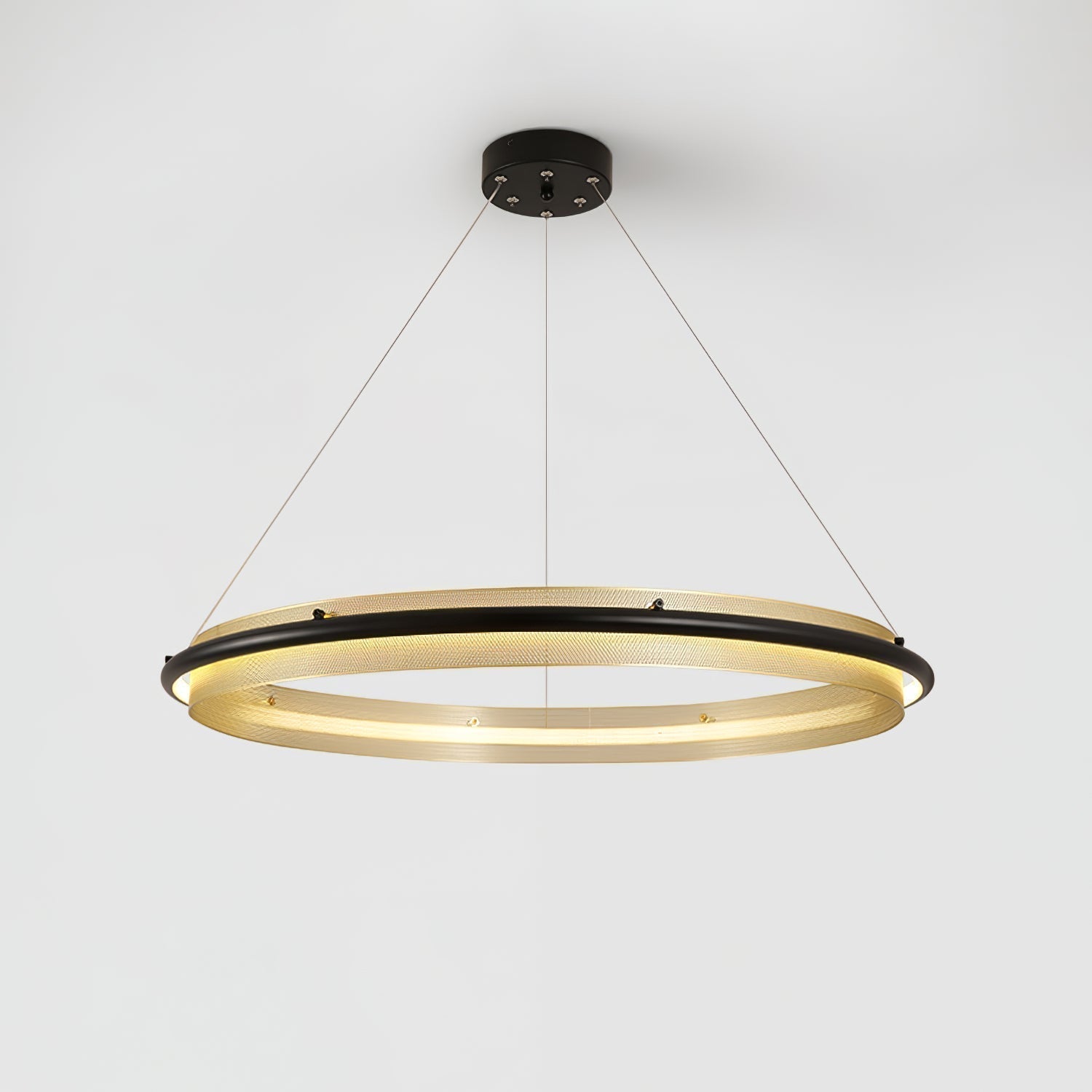 Erveliel Modern Minimalistisch LED Rund Kronleuchter-Letslighting