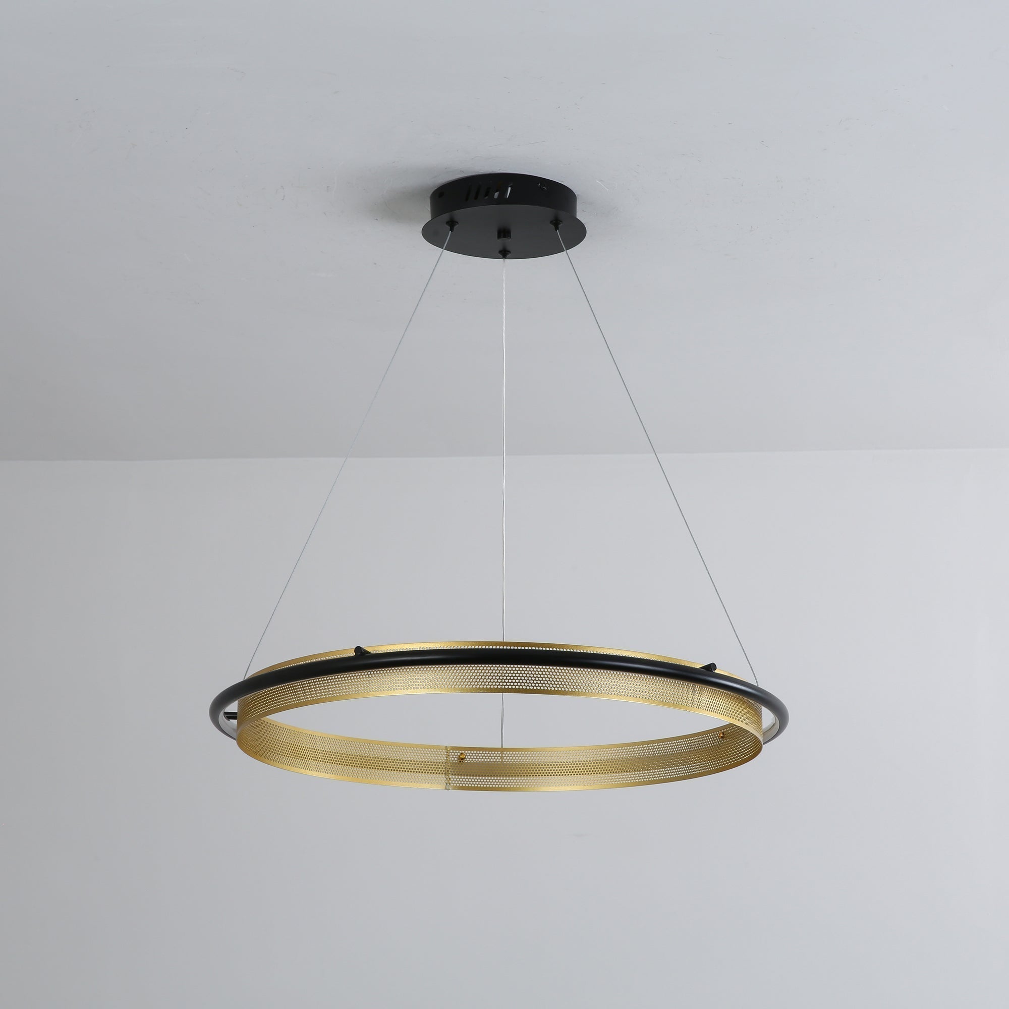 Erveliel Modern Minimalistisch LED Rund Kronleuchter-Letslighting