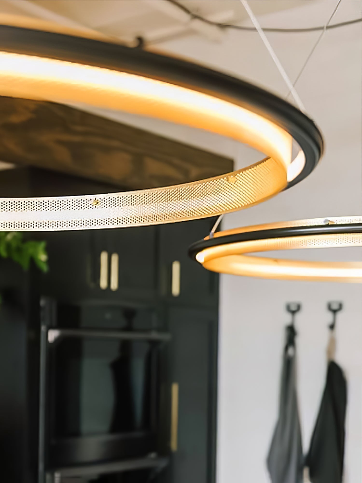Erveliel Modern Minimalistisch LED Rund Kronleuchter-Letslighting