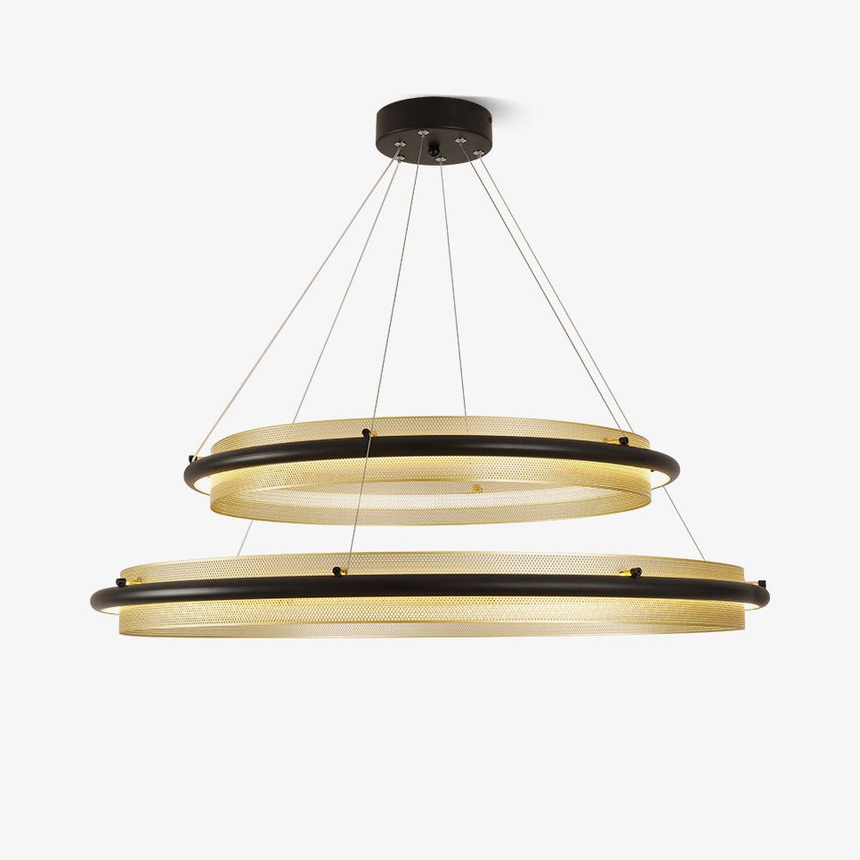 Erveliel Modern Minimalistisch LED Rund Kronleuchter-Letslighting