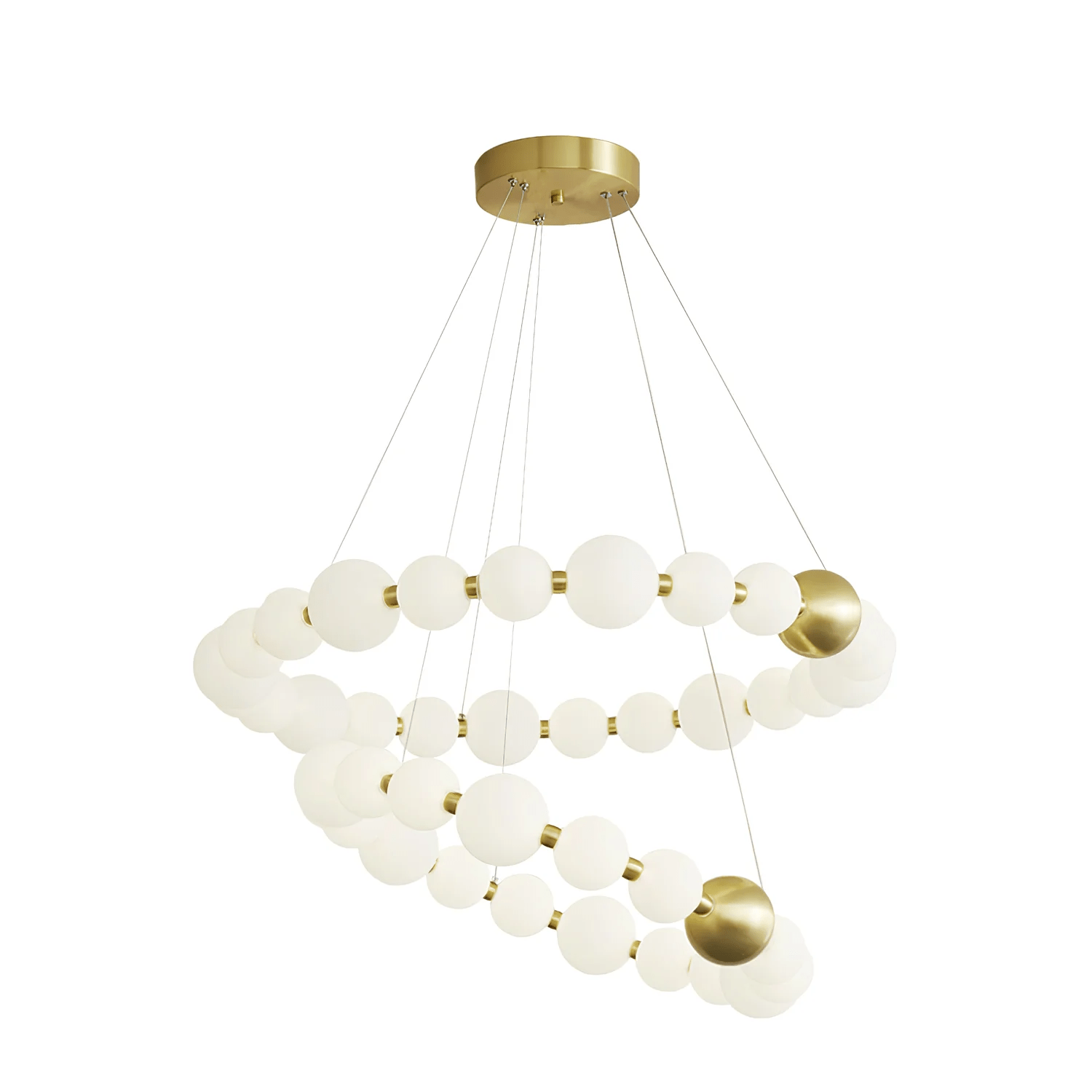 Cetalan Elegance Art Pearls Kunststoff-Kronleuchter-Letslighting