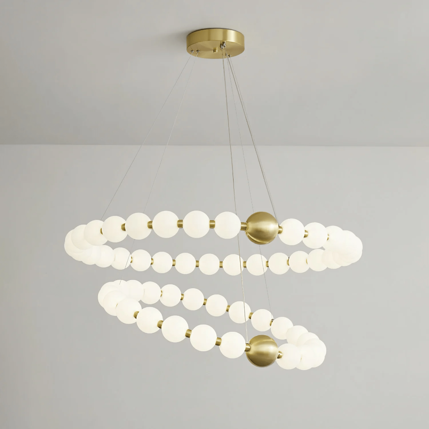 Cetalan Elegance Art Pearls Kunststoff-Kronleuchter-Letslighting