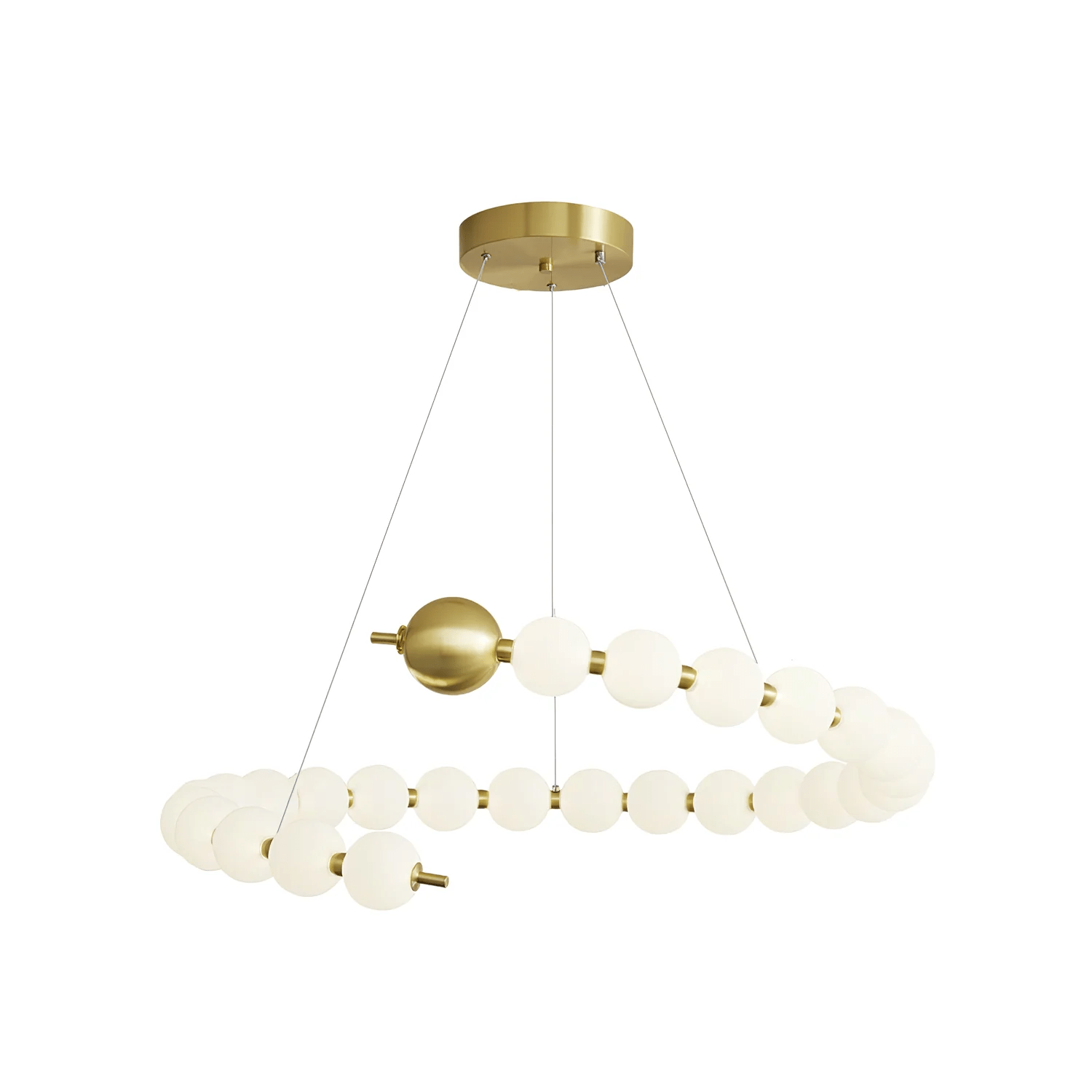 Cetalan Elegance Art Pearls Kunststoff-Kronleuchter-Letslighting