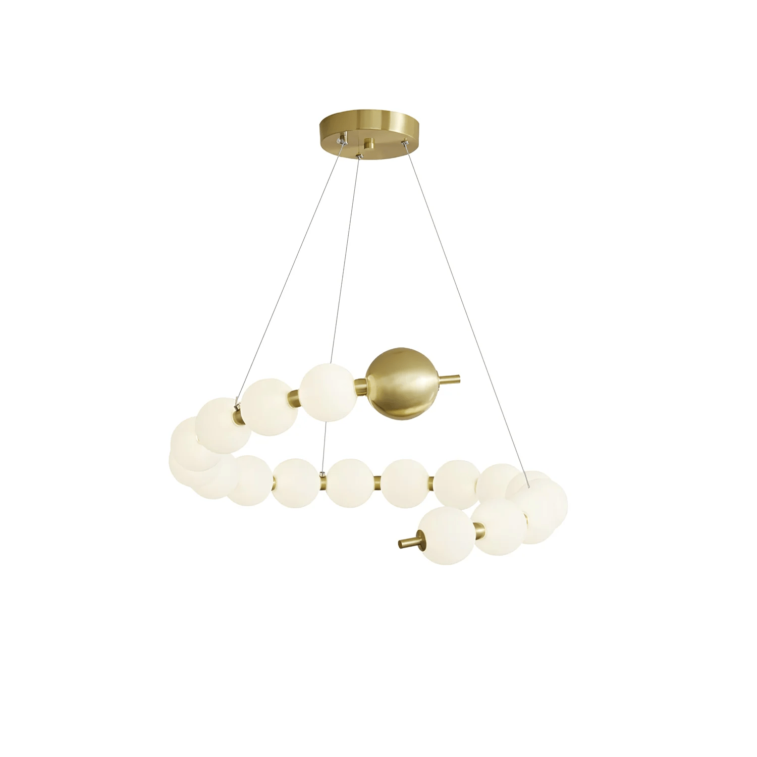Cetalan Elegance Art Pearls Kunststoff-Kronleuchter-Letslighting