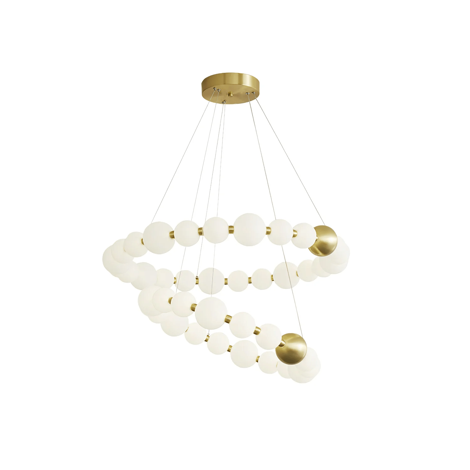 Cetalan Elegance Art Pearls Kunststoff-Kronleuchter-Letslighting