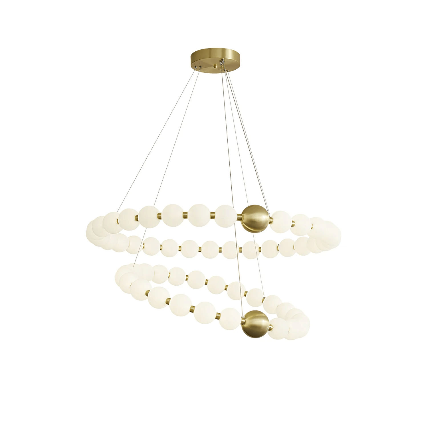 Cetalan Elegance Art Pearls Kunststoff-Kronleuchter-Letslighting