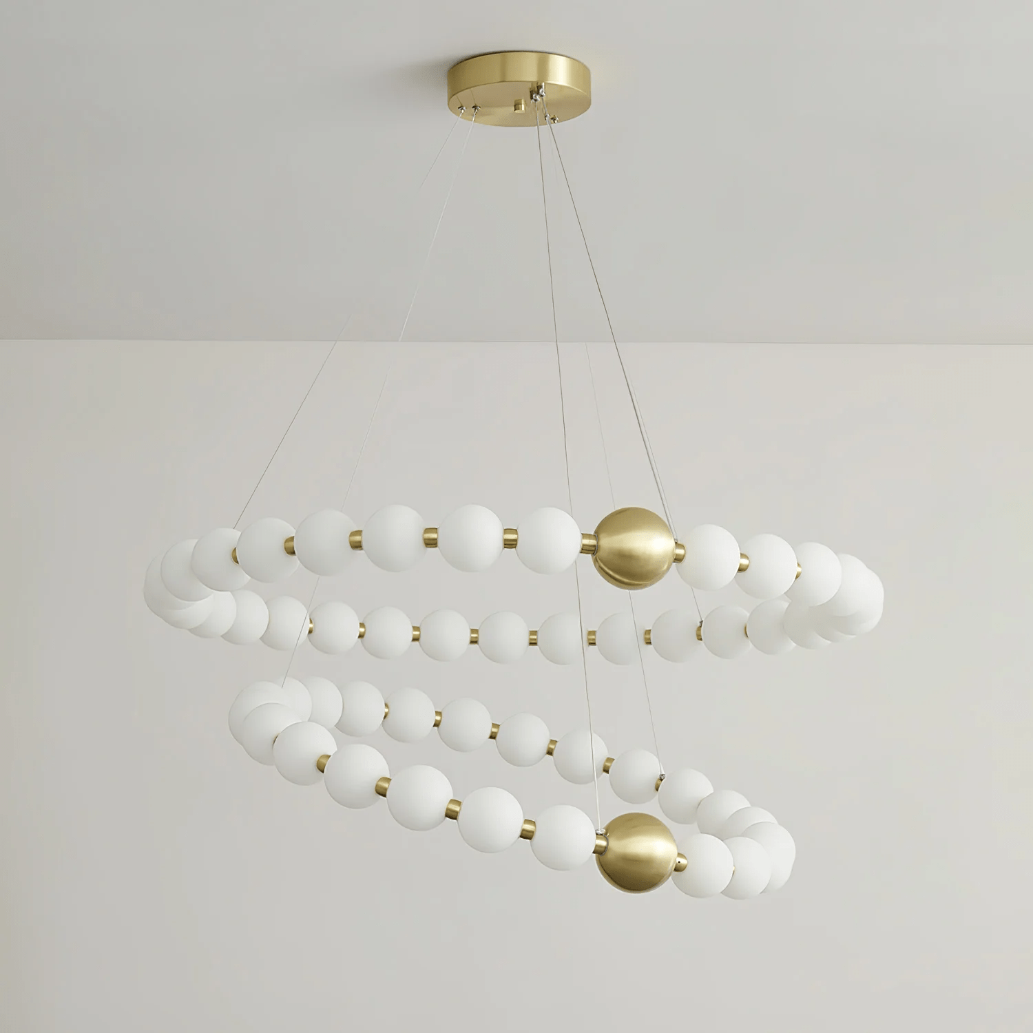 Cetalan Elegance Art Pearls Kunststoff-Kronleuchter-Letslighting