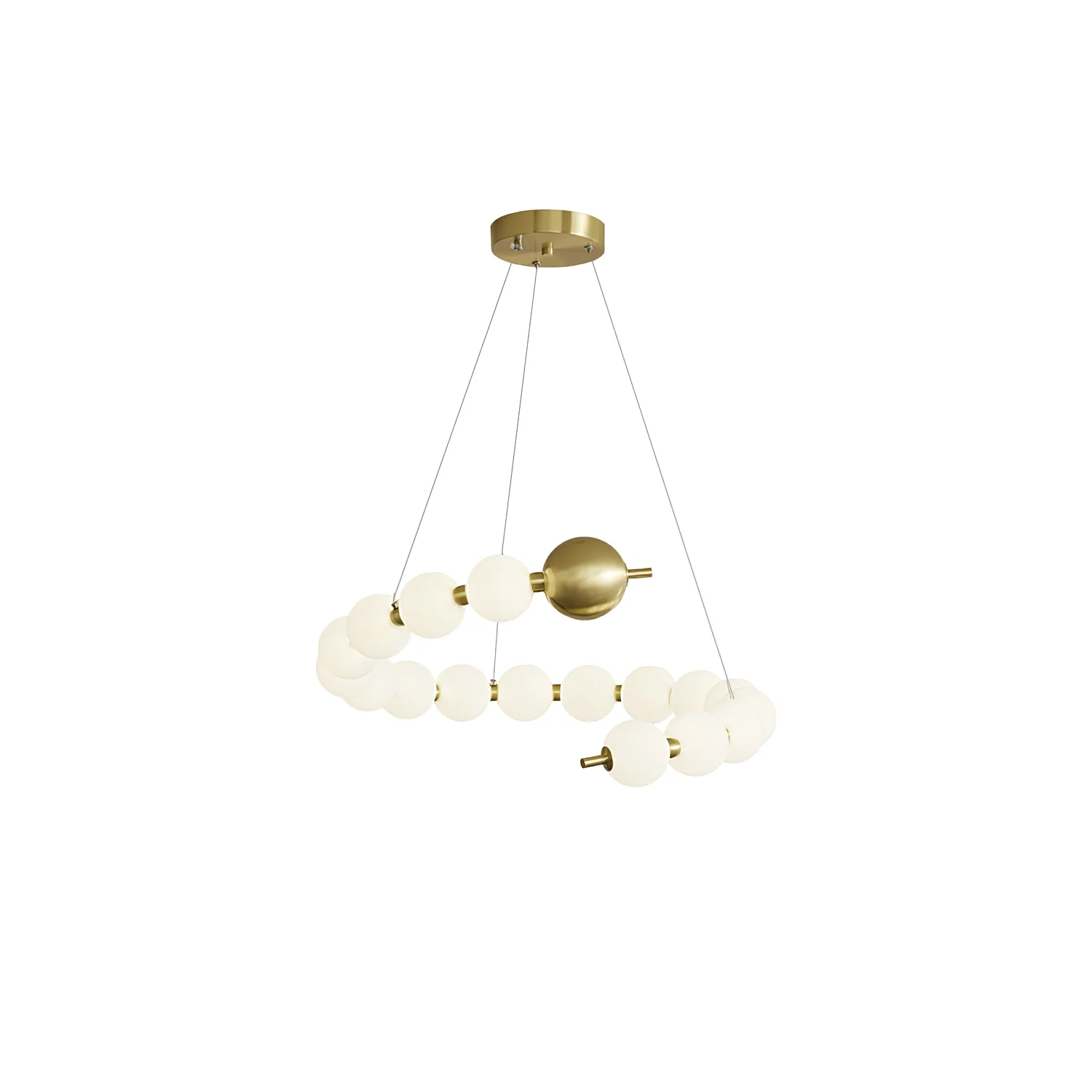 Cetalan Elegance Art Pearls Kunststoff-Kronleuchter-Letslighting