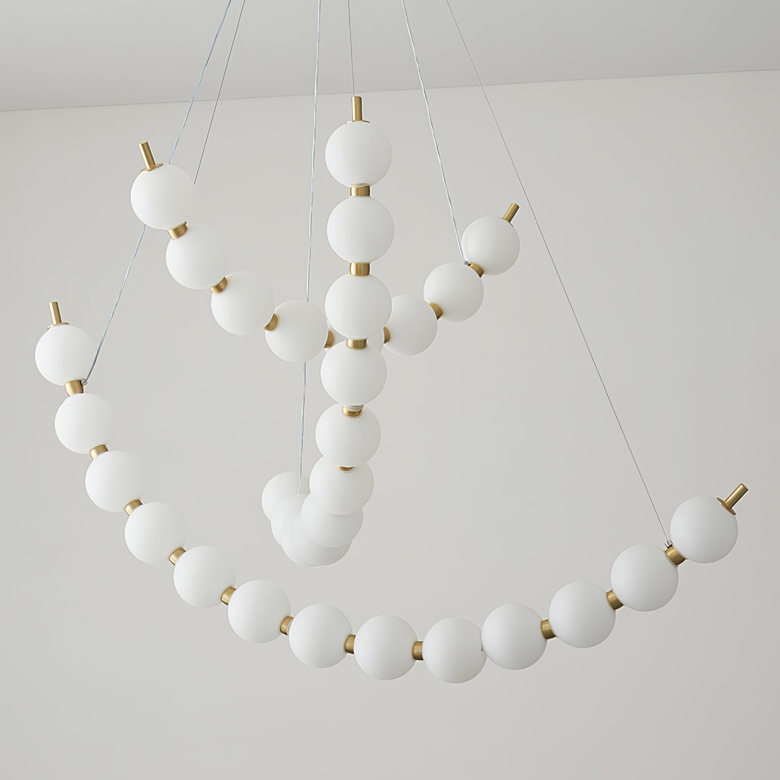 Cetalan Elegance Art Pearls Kunststoff-Kronleuchter-Letslighting